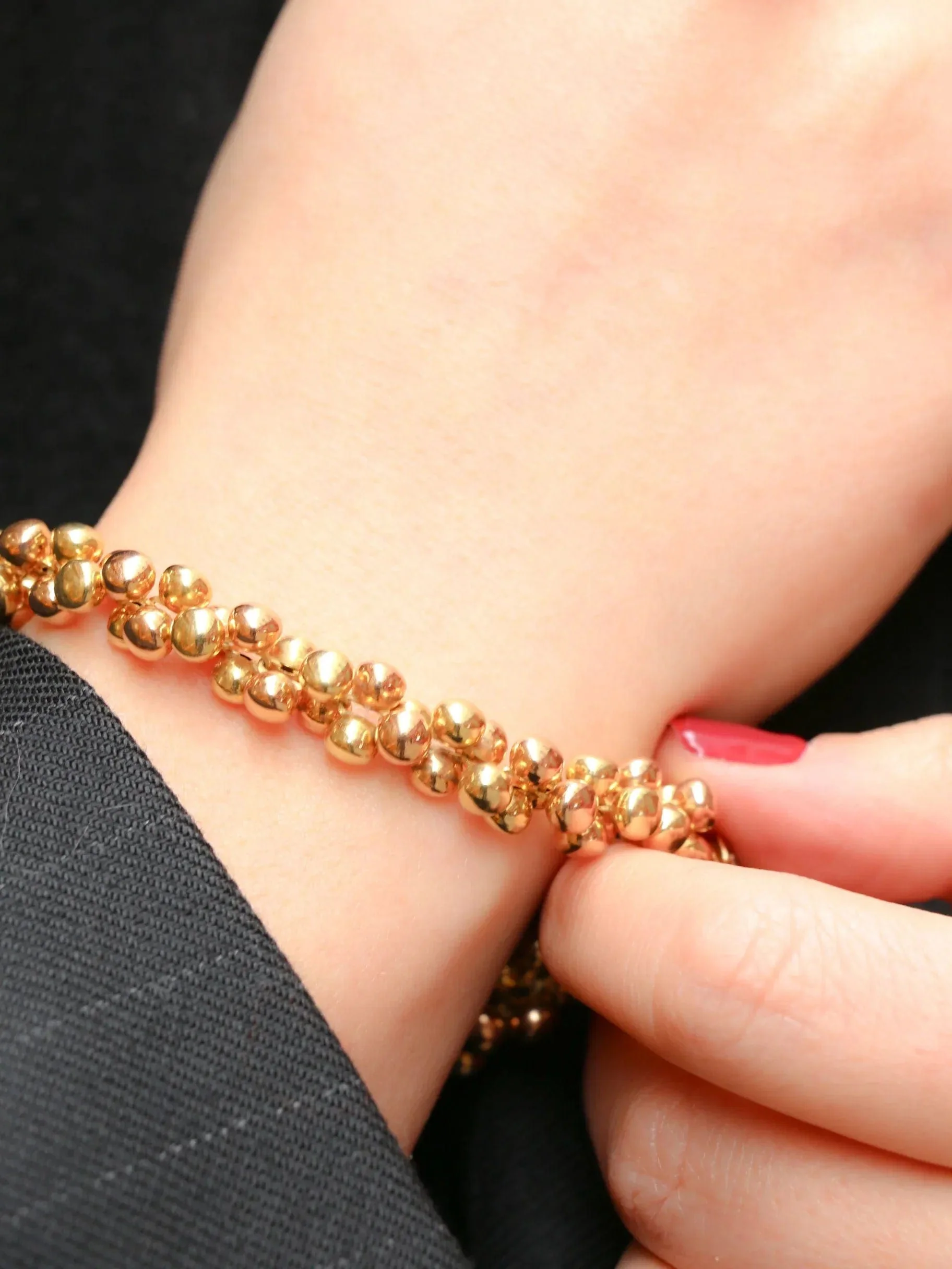 Bracelet Chimento yellow and pink gold - Image 8