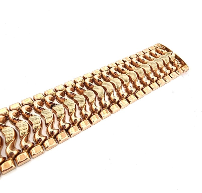 Solid 18 ct yellow gold bracelet  - Image 5