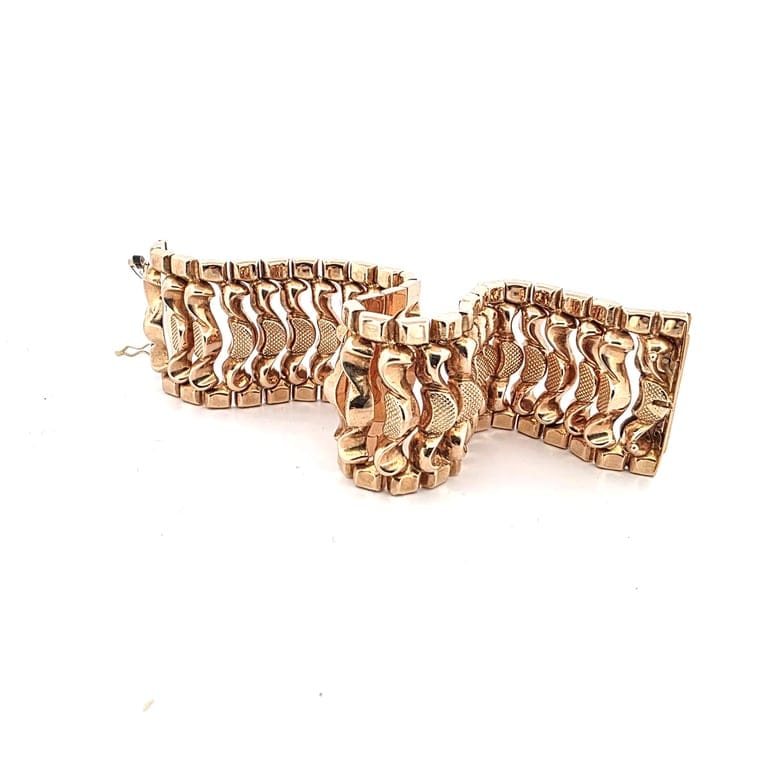Solid 18 ct yellow gold bracelet  - Image 7