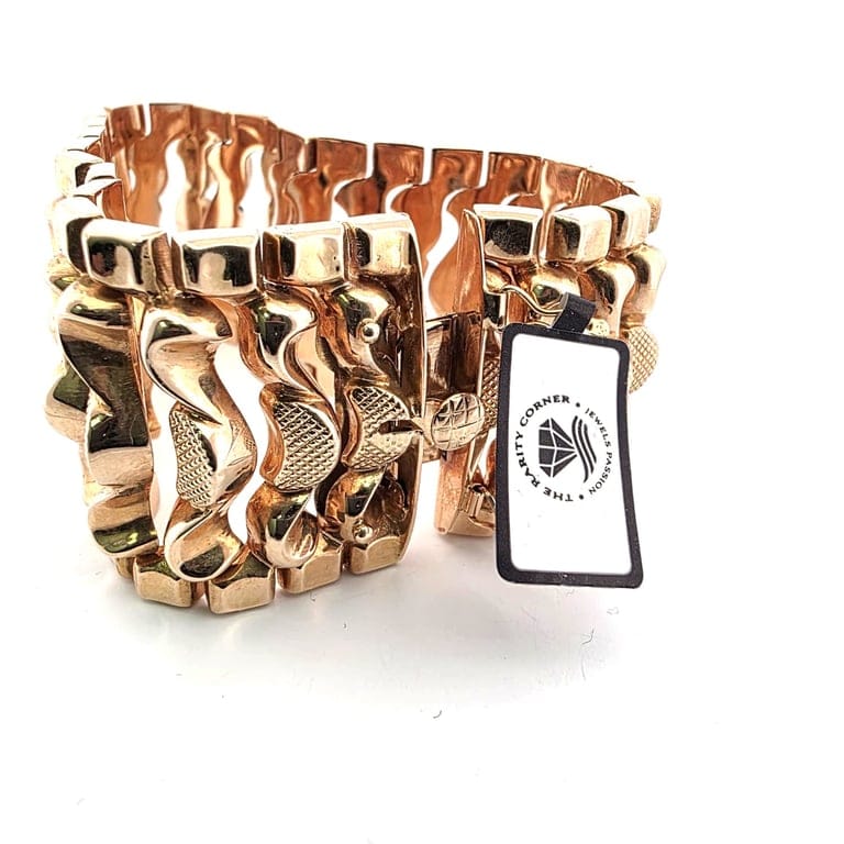 Solid 18 ct yellow gold bracelet  - Image 9