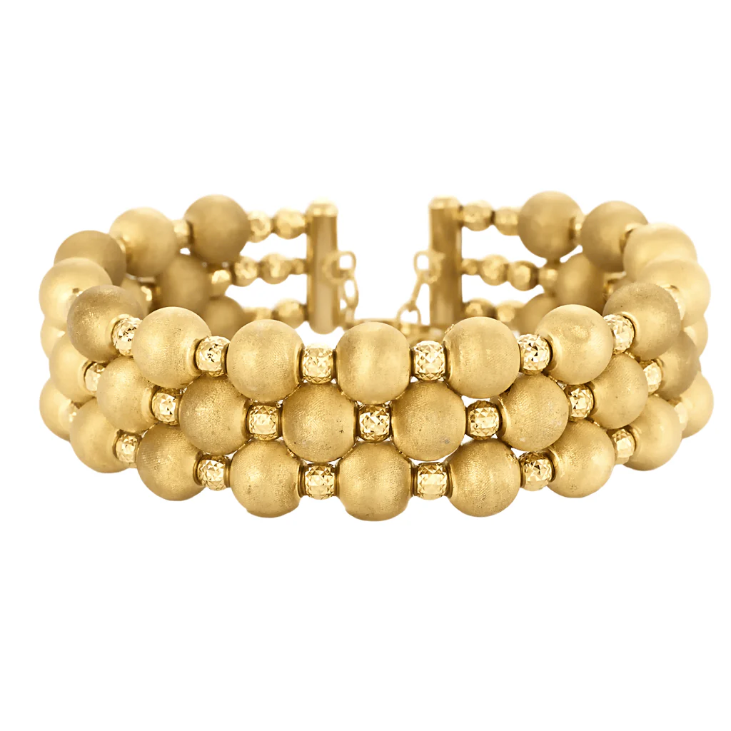 Yellow gold bracelet