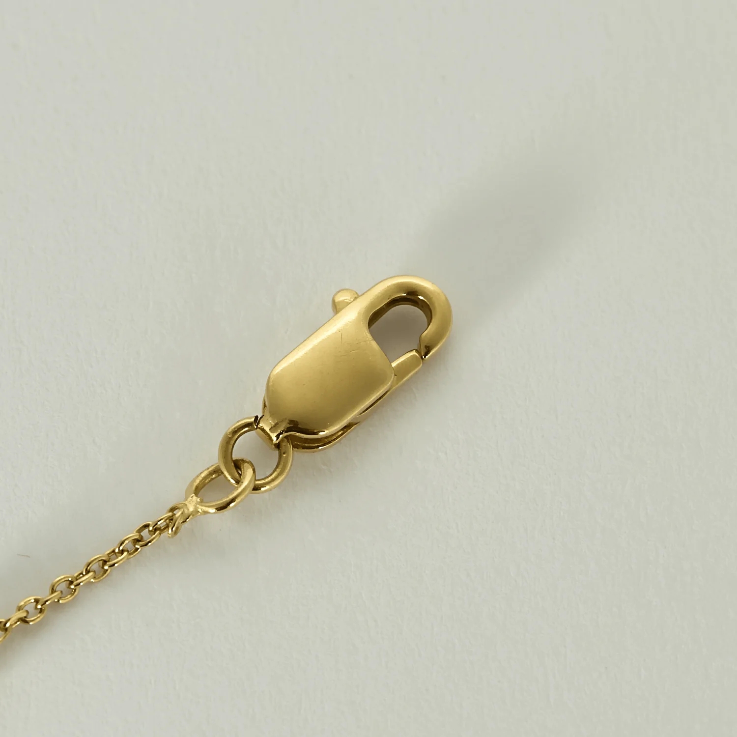 Yellow gold bracelet and small diamonds  - Image 5