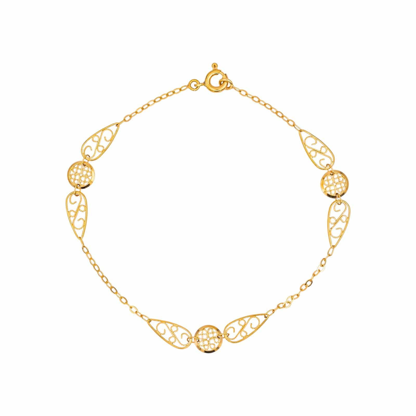 Rose gold Filigree Bracelet