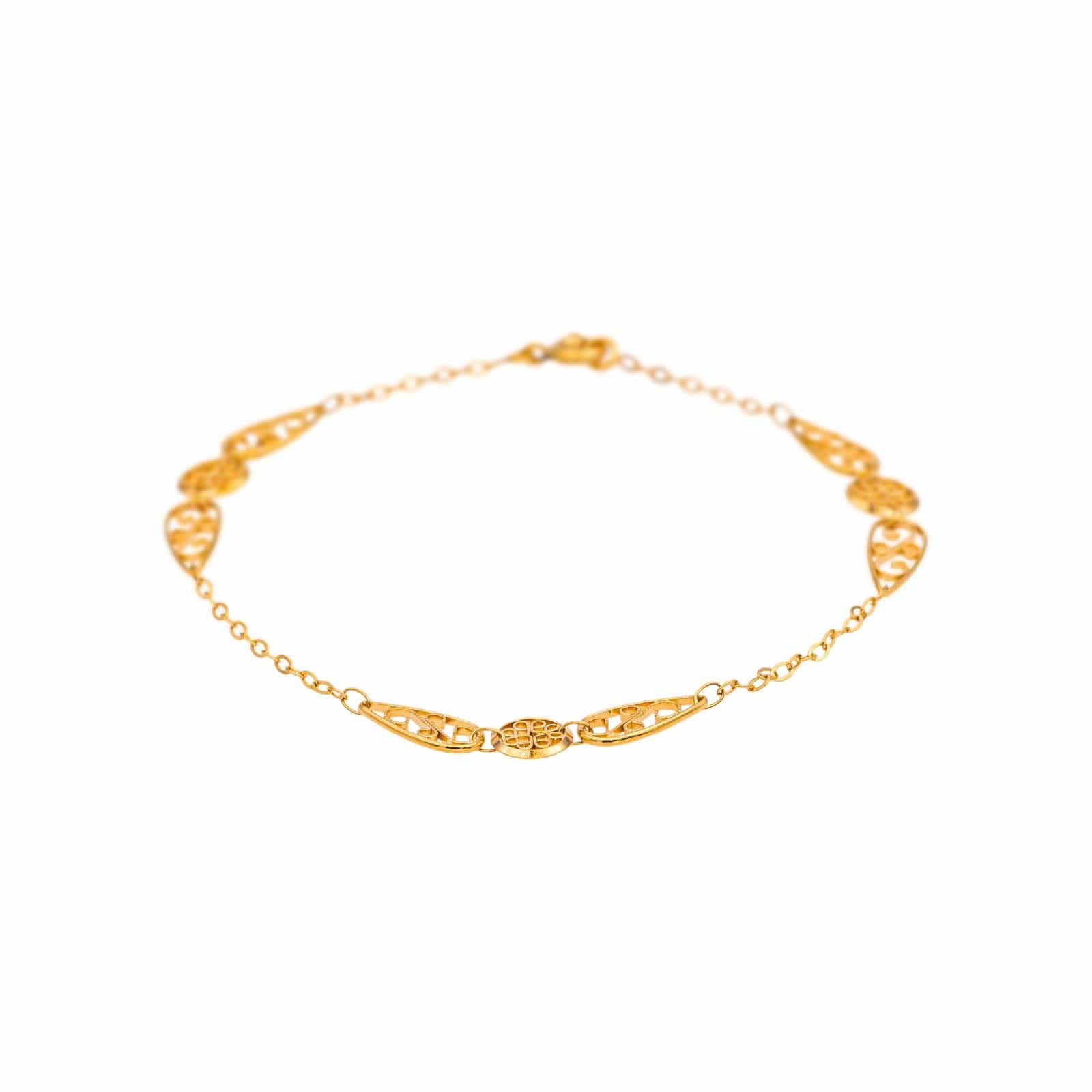 Rose gold Filigree Bracelet - Image 3