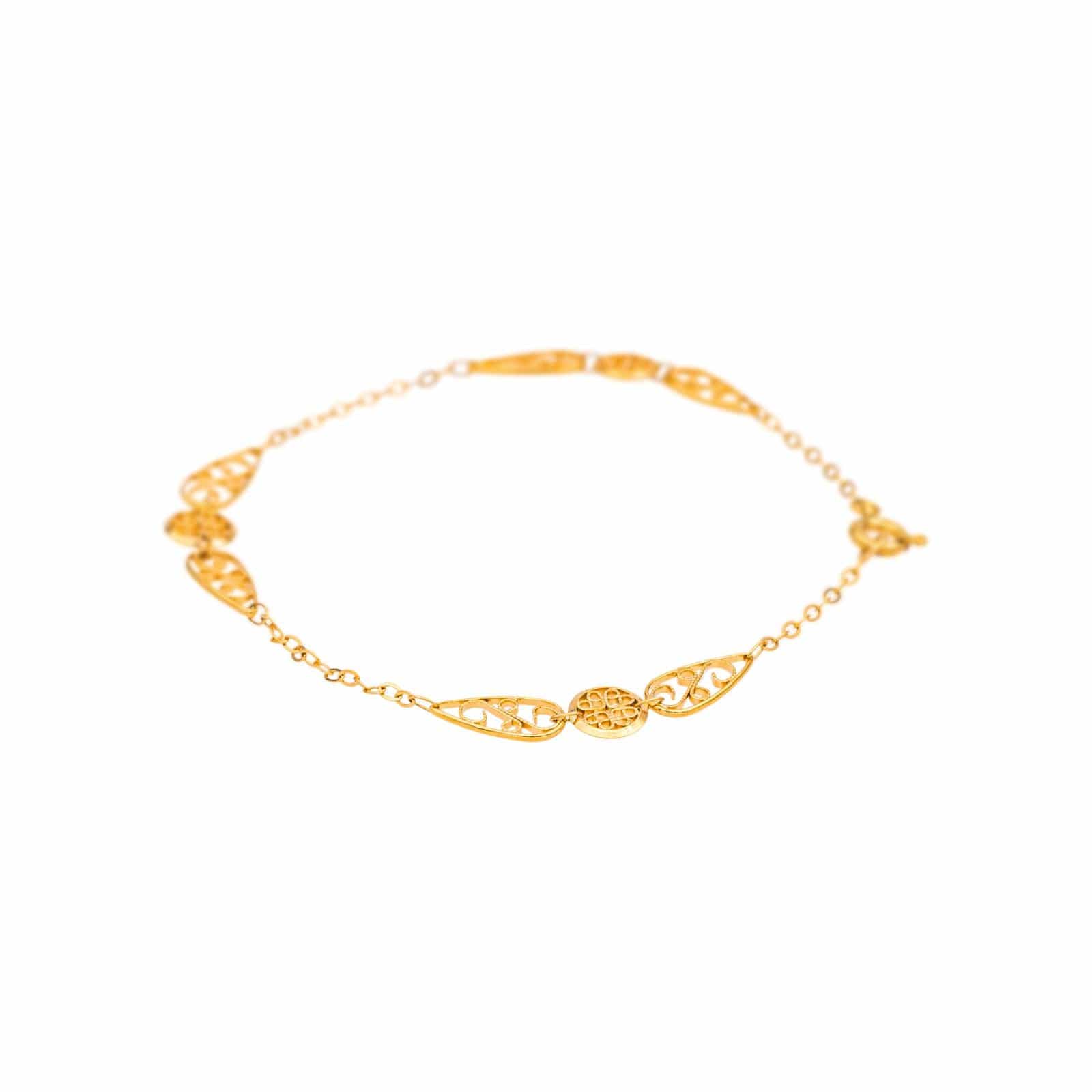 Rose gold Filigree Bracelet - Image 5