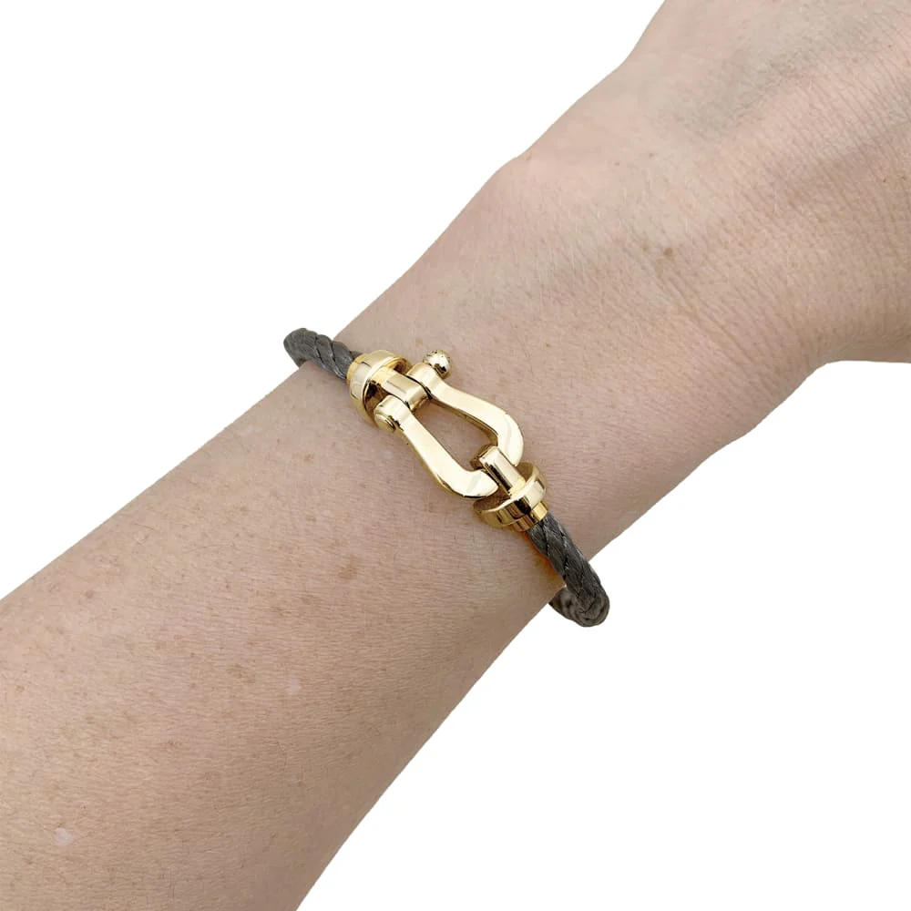 Bracelet Fred, "Force 10", yellow gold. - Image 2