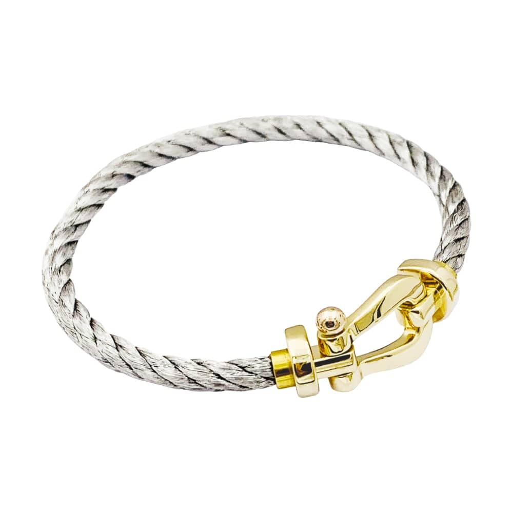 Bracelet Fred, "Force 10", yellow gold. - Image 3