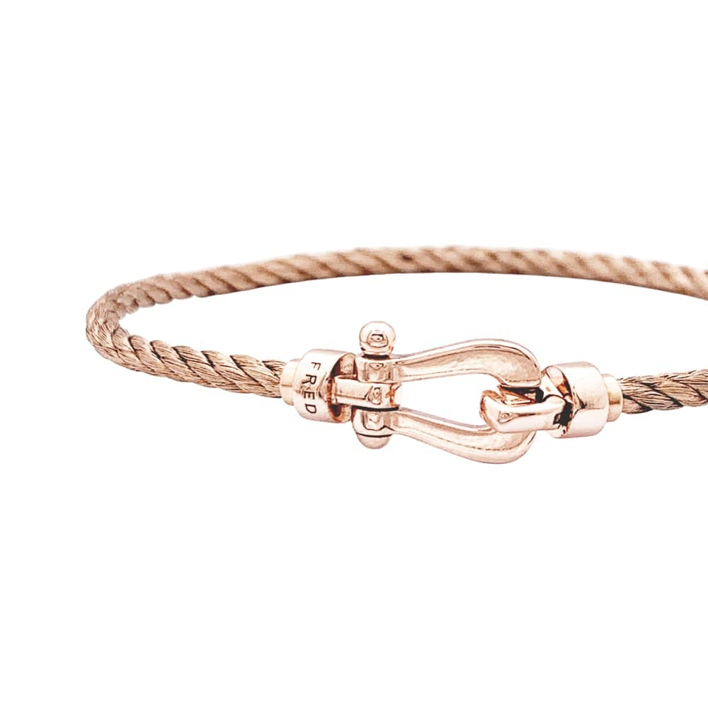 Bracelet Fred, "Force 10", rose gold.  - Image 5