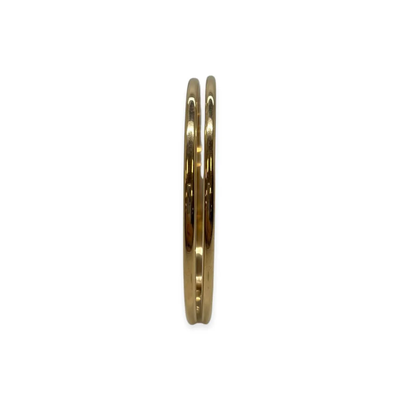 Double-row bangle bracelet in 18-carat yellow gold  - Image 6