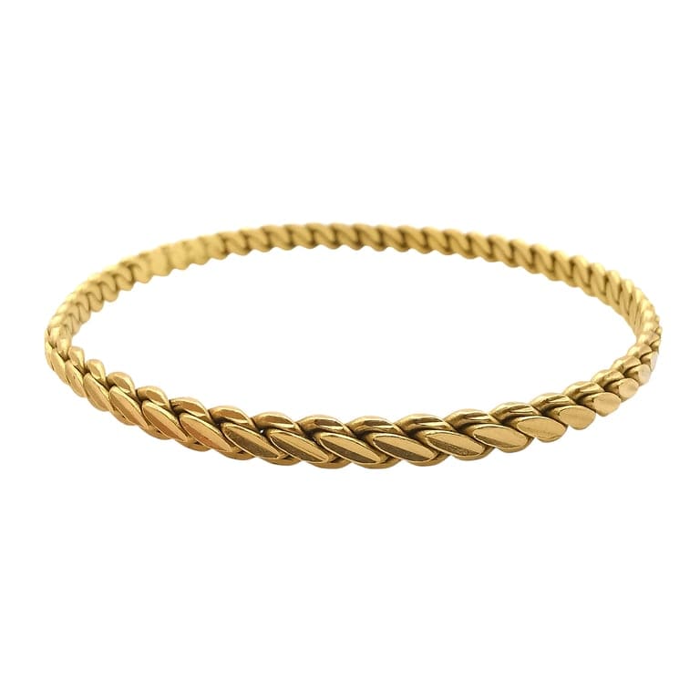 22-carat yellow gold bangle bracelet  - Image 4