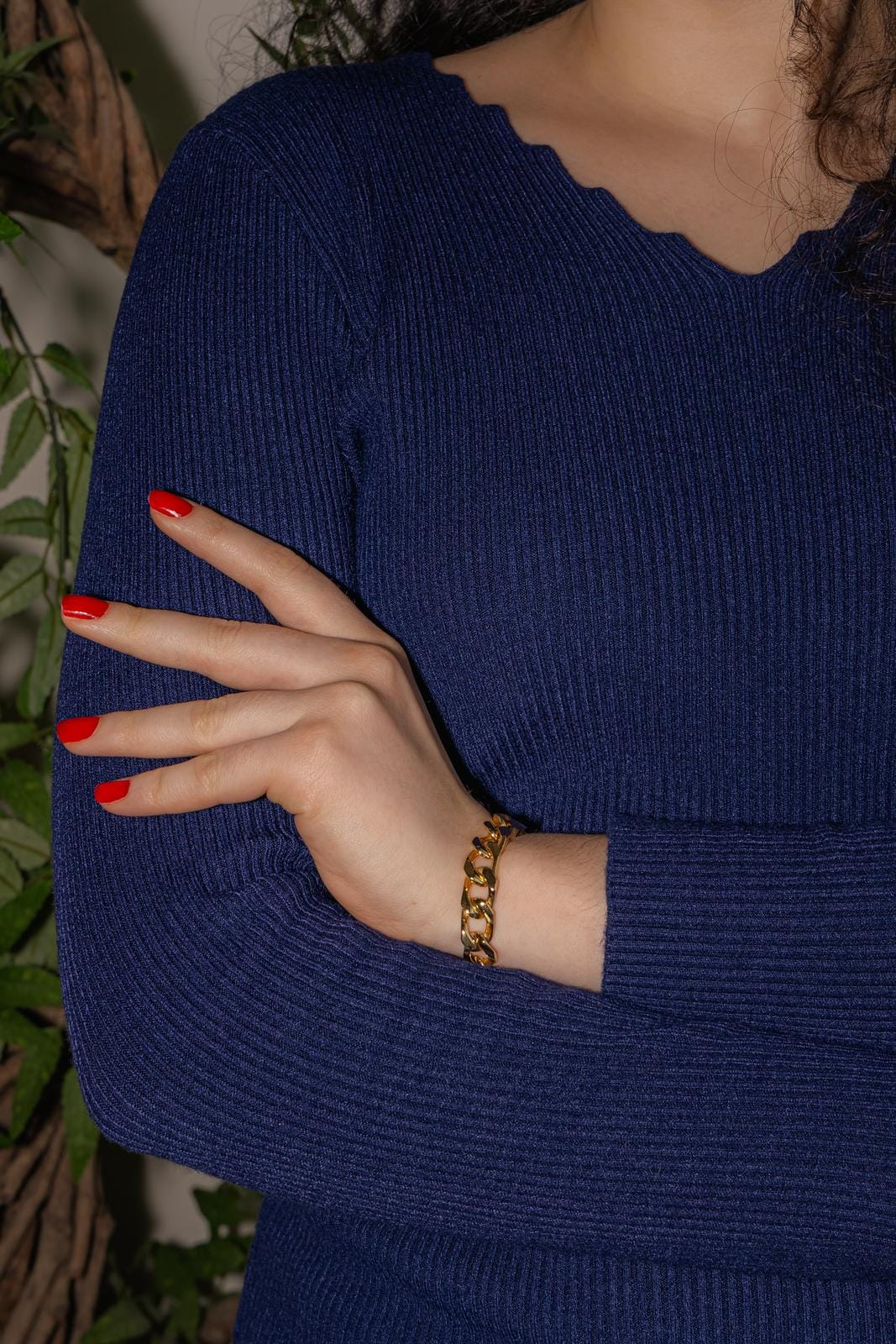 Yellow gold link bracelet Link  - Image 2