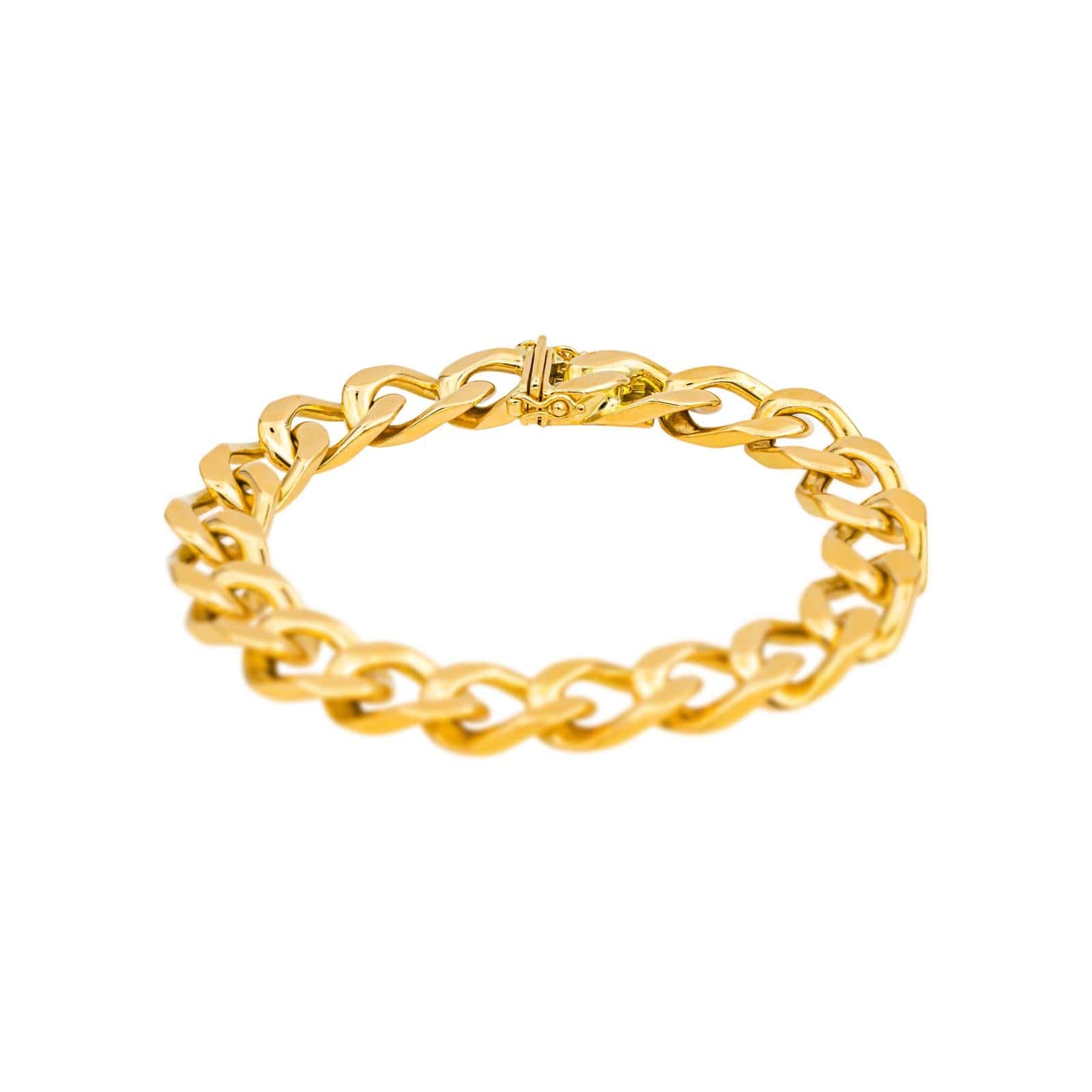 Yellow gold link bracelet Link  - Image 4