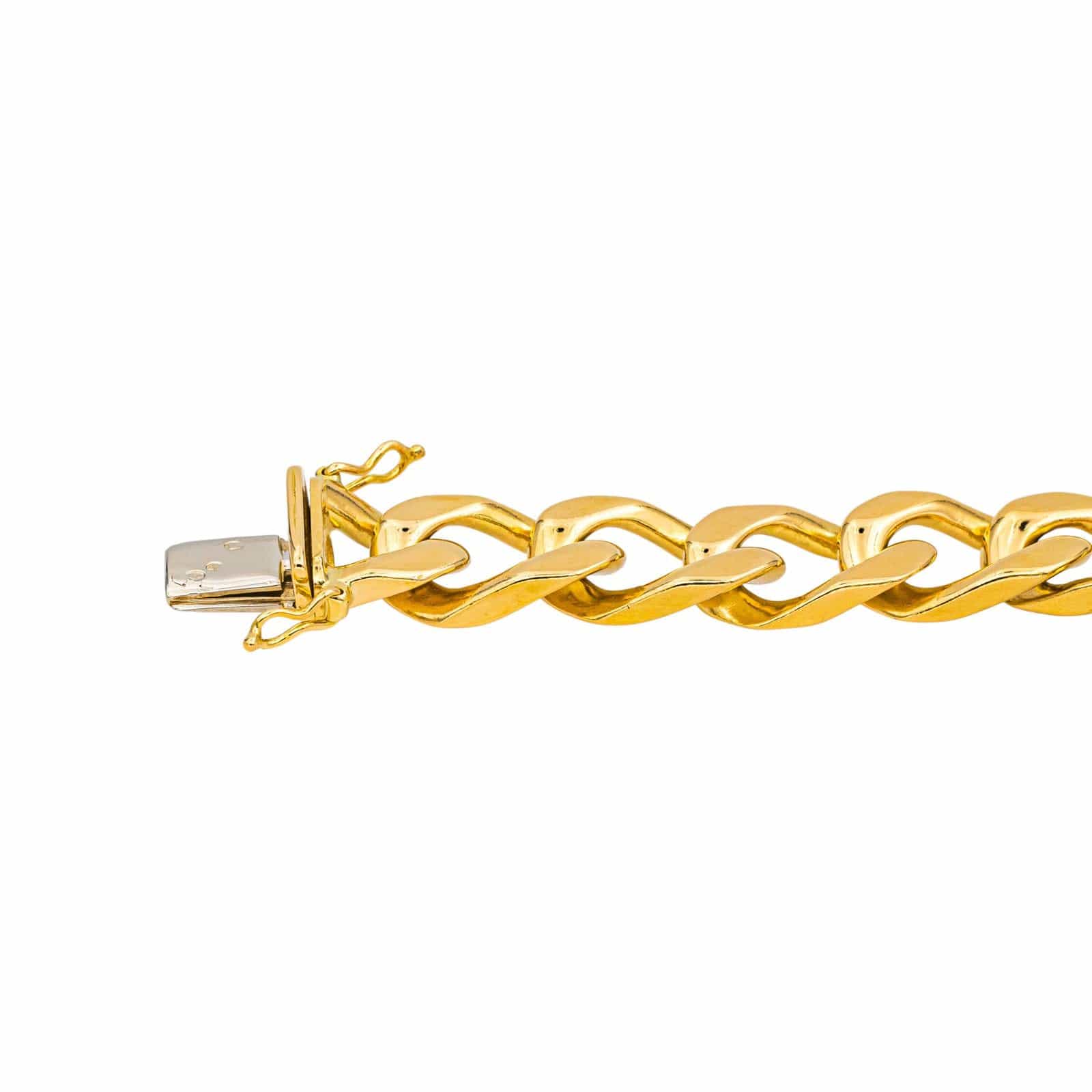 Yellow gold link bracelet Link  - Image 7