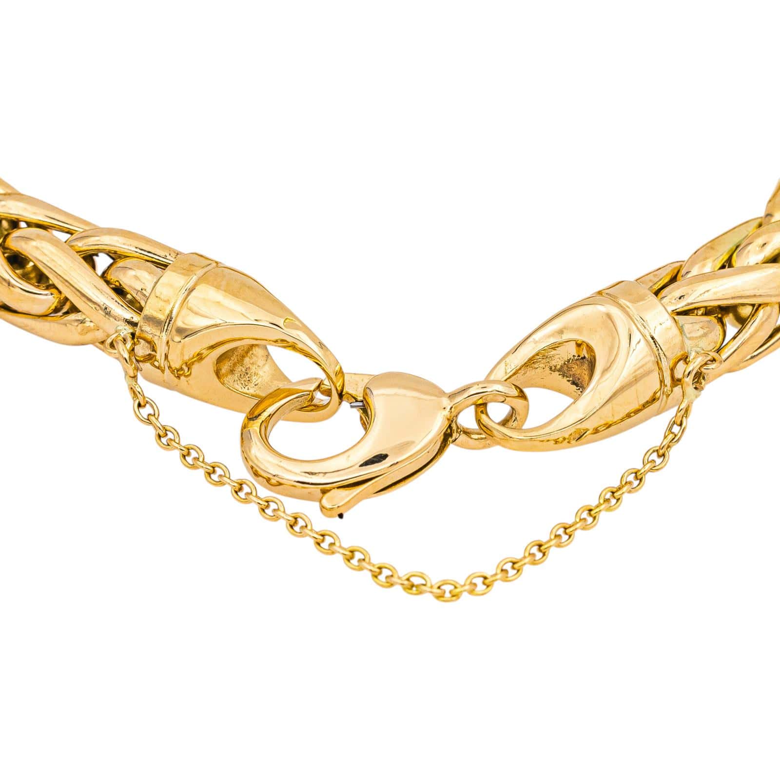 Yellow gold palm tree bracelet Link  - Image 4