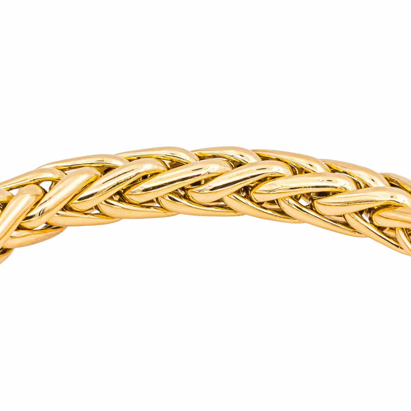 Yellow gold palm tree bracelet Link  - Image 5