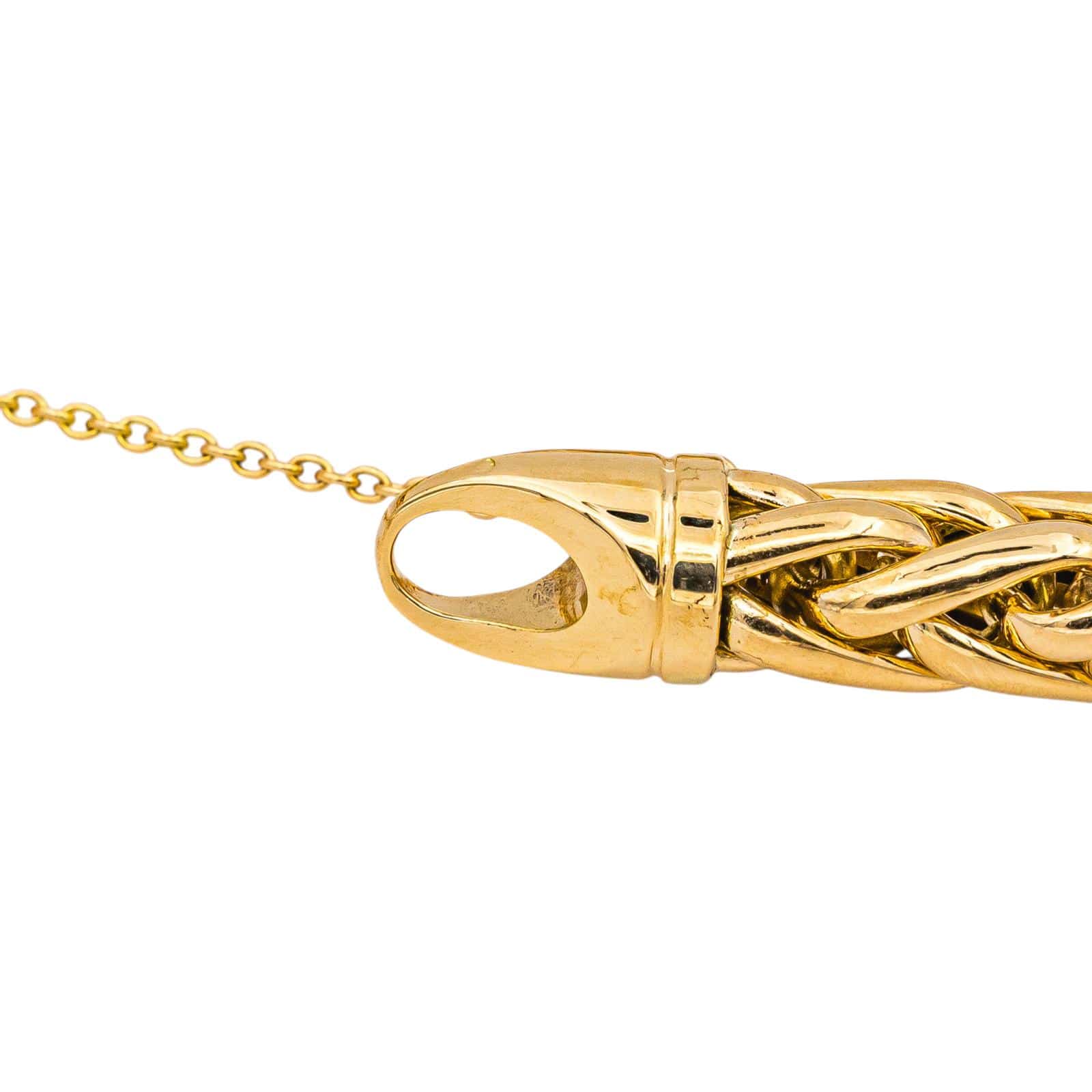 Yellow gold palm tree bracelet Link  - Image 7