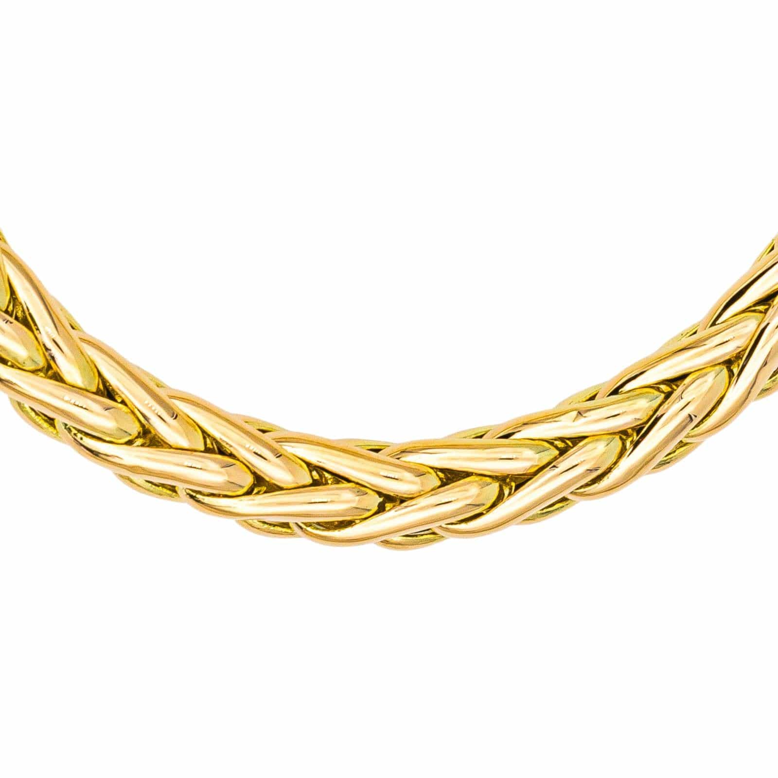 Bracelet Link palm tree Yellow gold  - Image 4