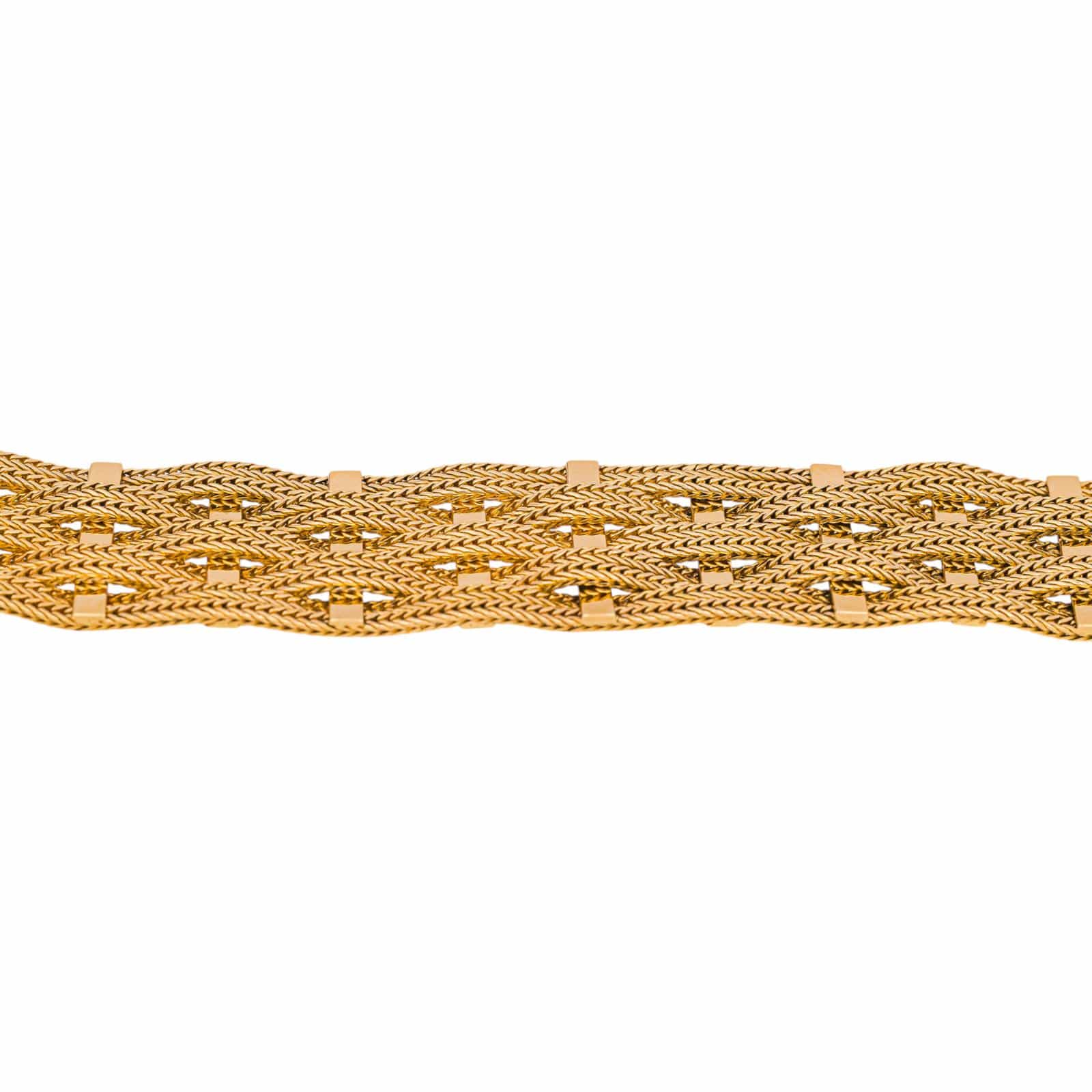Yellow Gold Cuff Bracelet - Image 3