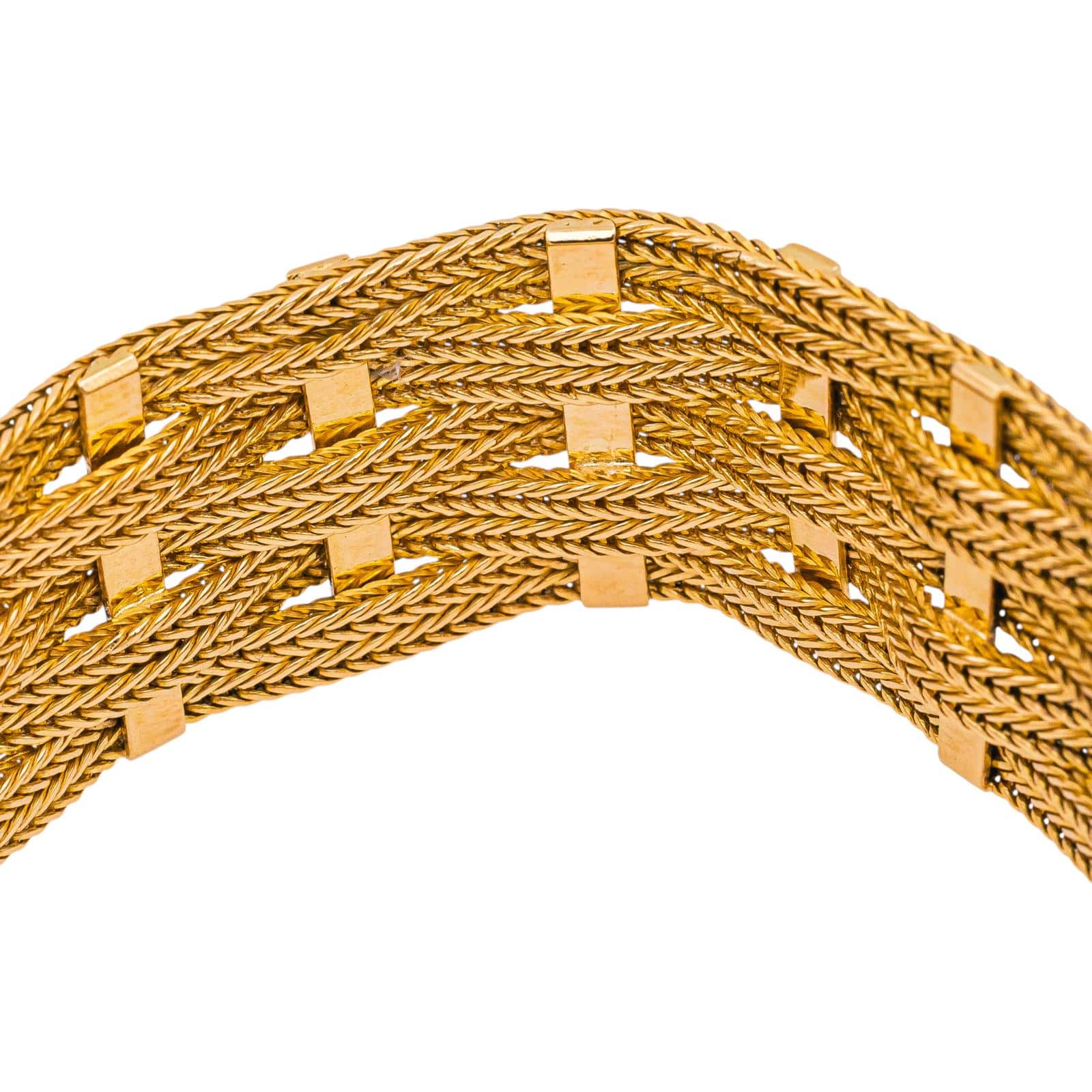 Yellow Gold Cuff Bracelet - Image 4