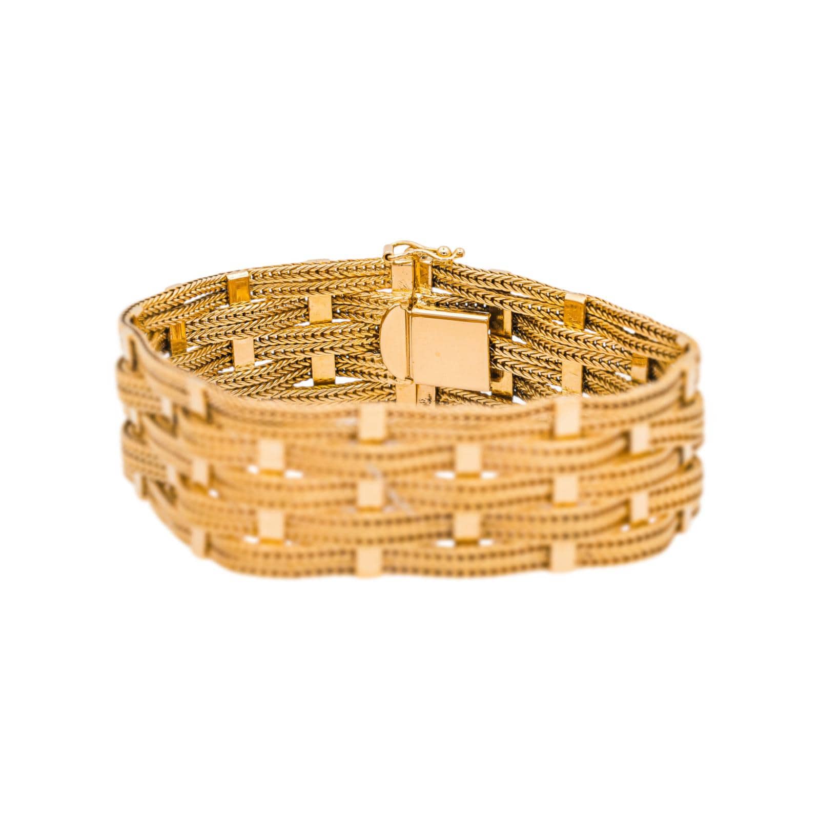 Yellow Gold Cuff Bracelet - Image 7