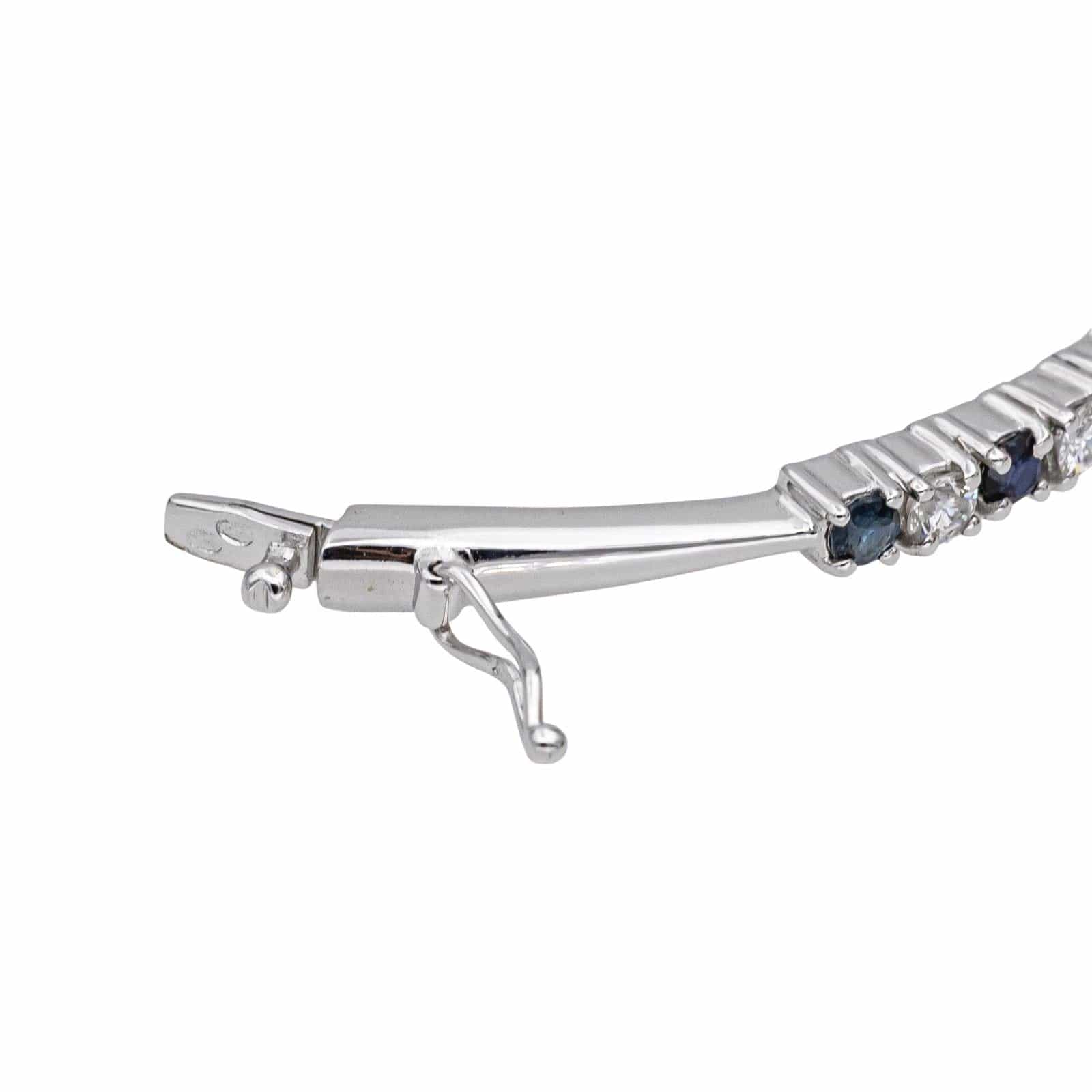 White gold bracelet Diamond, Sapphire  - Image 6