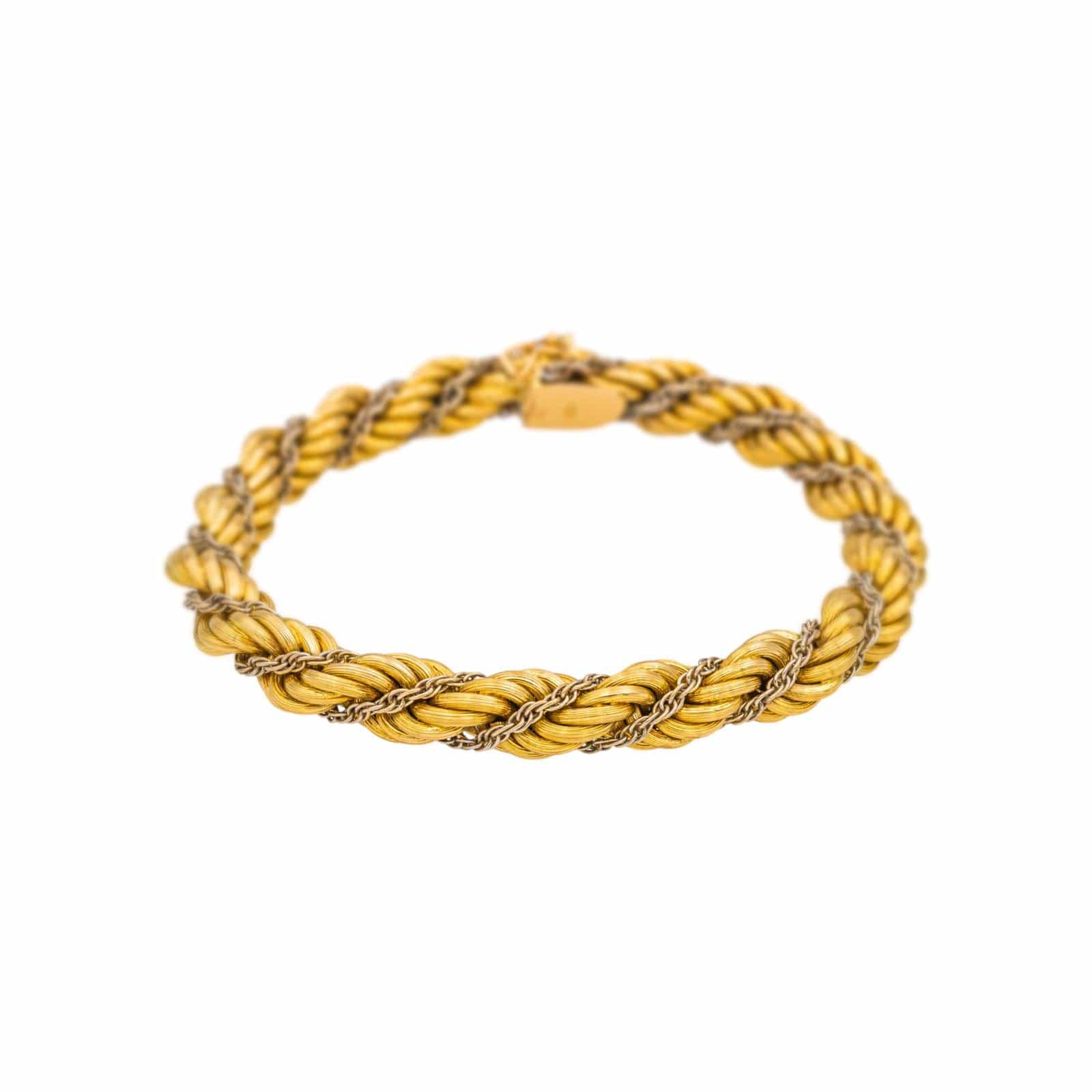 Yellow gold bracelet 