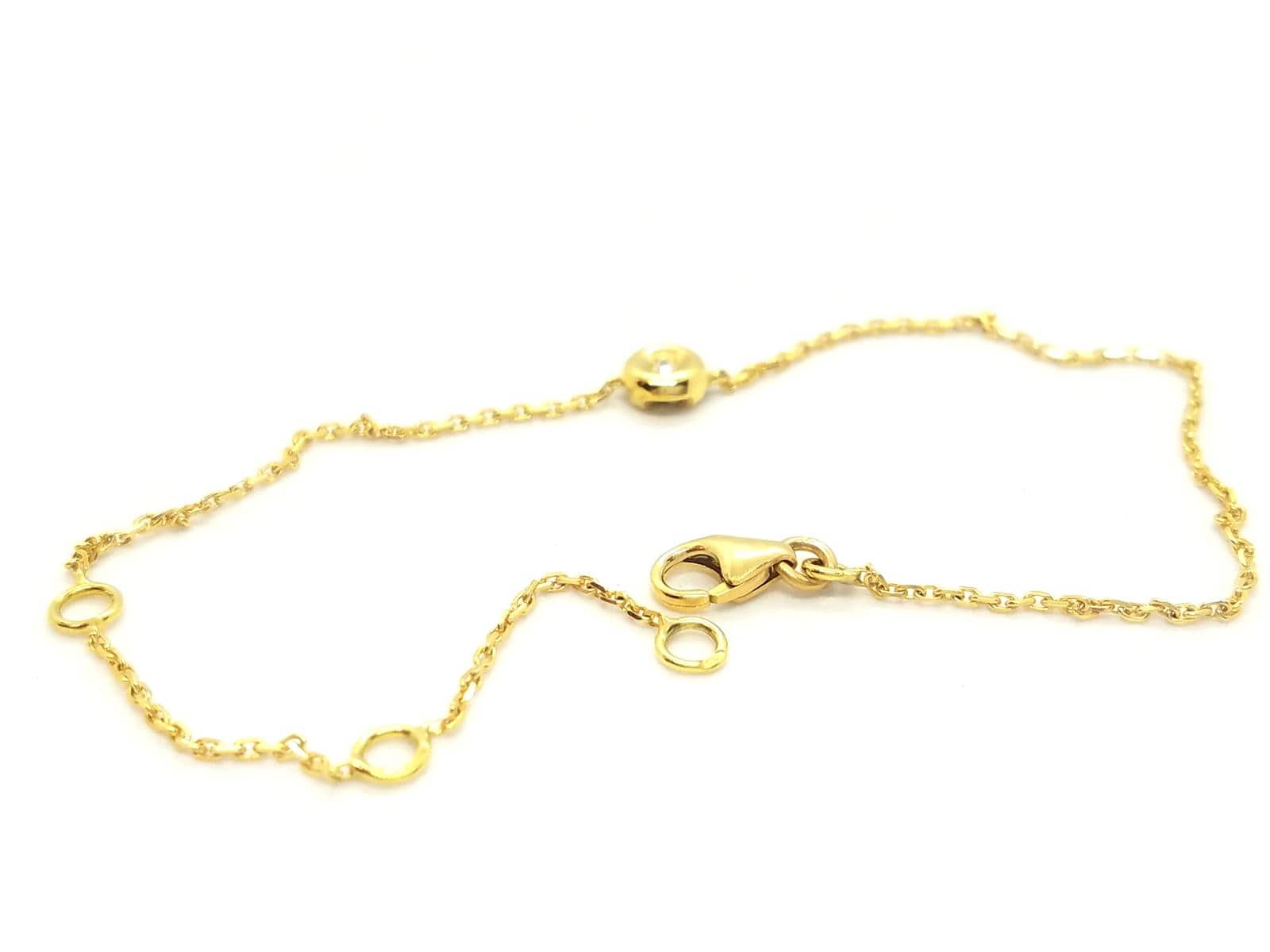 Yellow Gold Diamond Bracelet - Image 12
