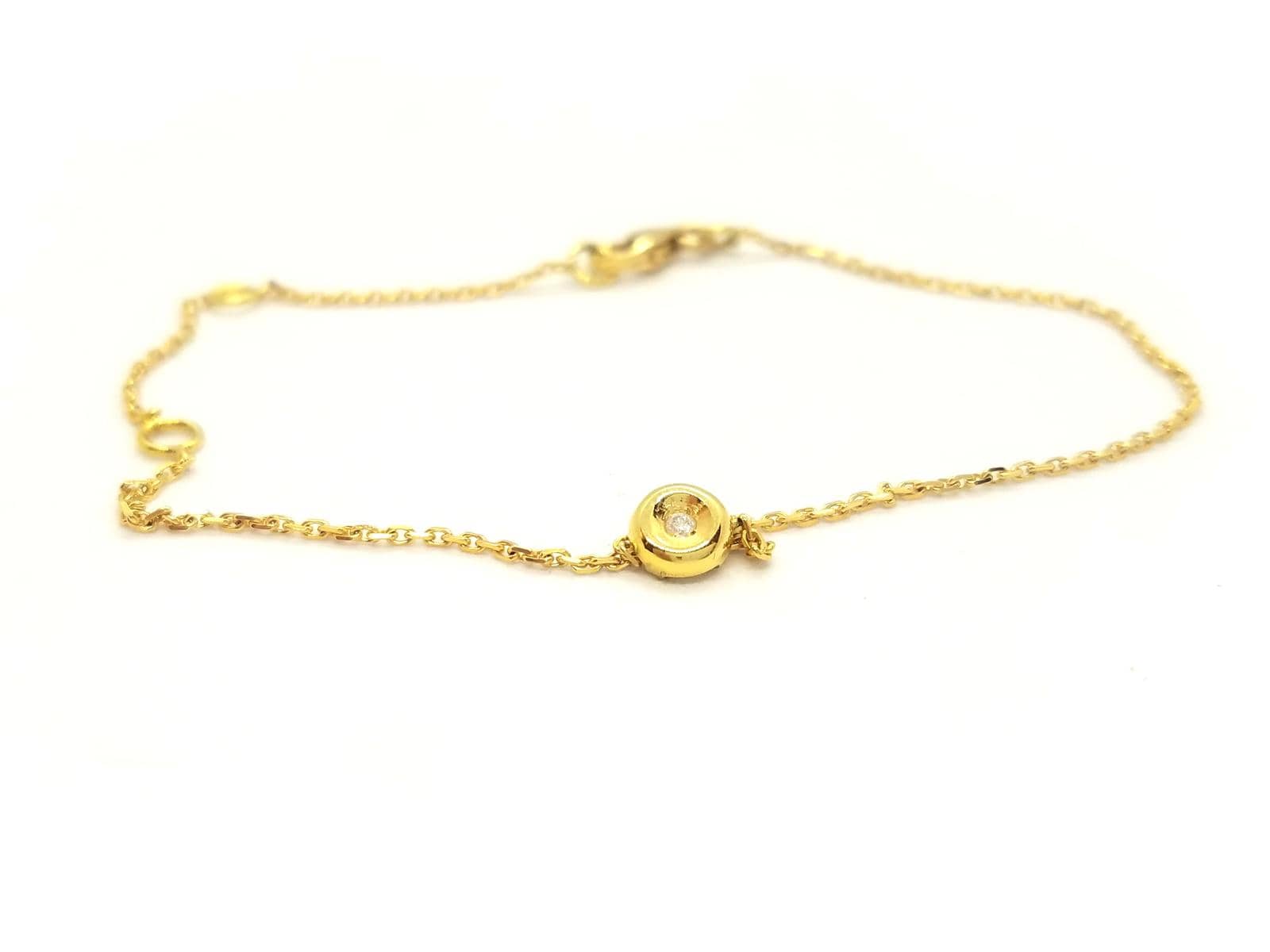 Yellow Gold Diamond Bracelet - Image 2