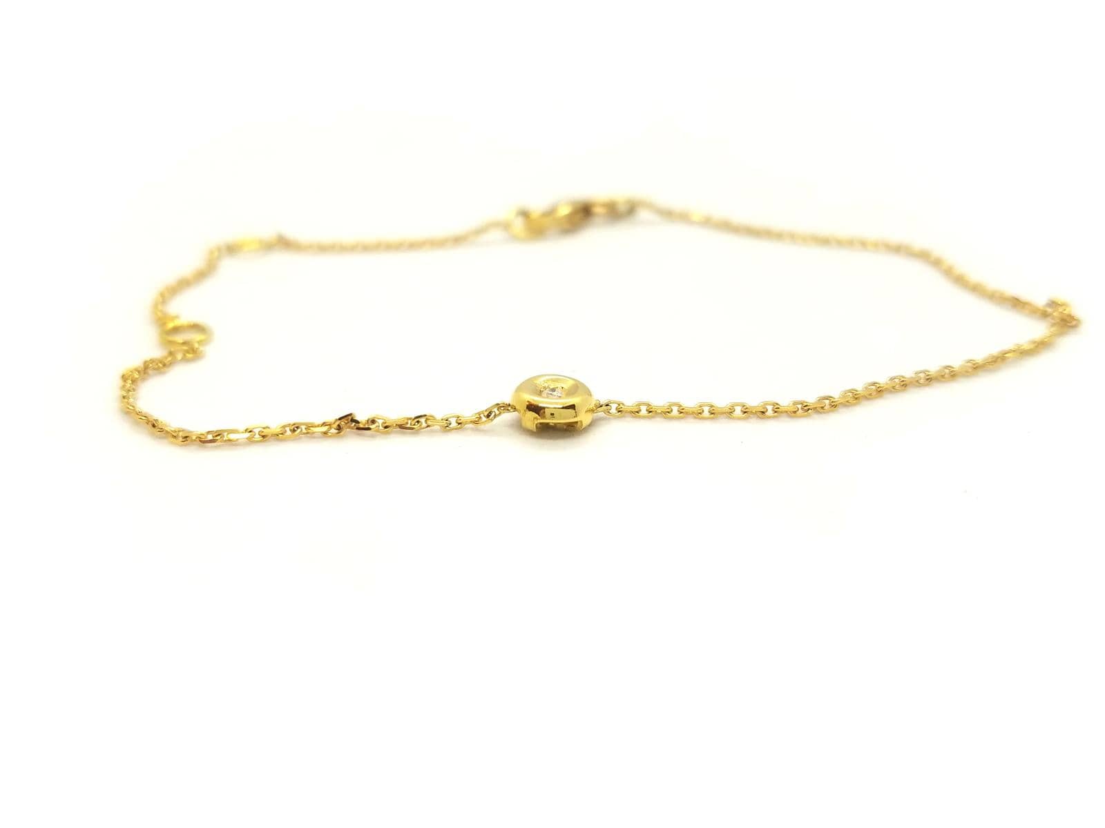 Yellow Gold Diamond Bracelet - Image 5