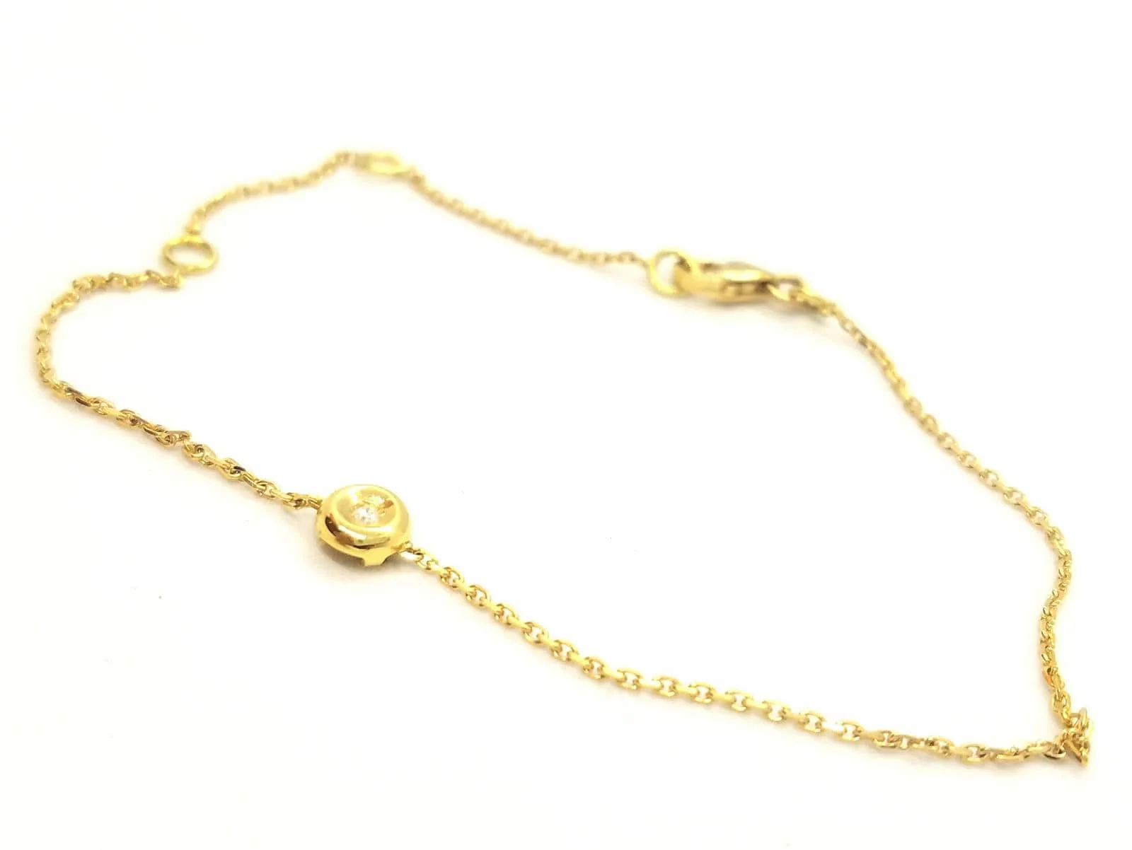 Yellow Gold Diamond Bracelet - Image 6
