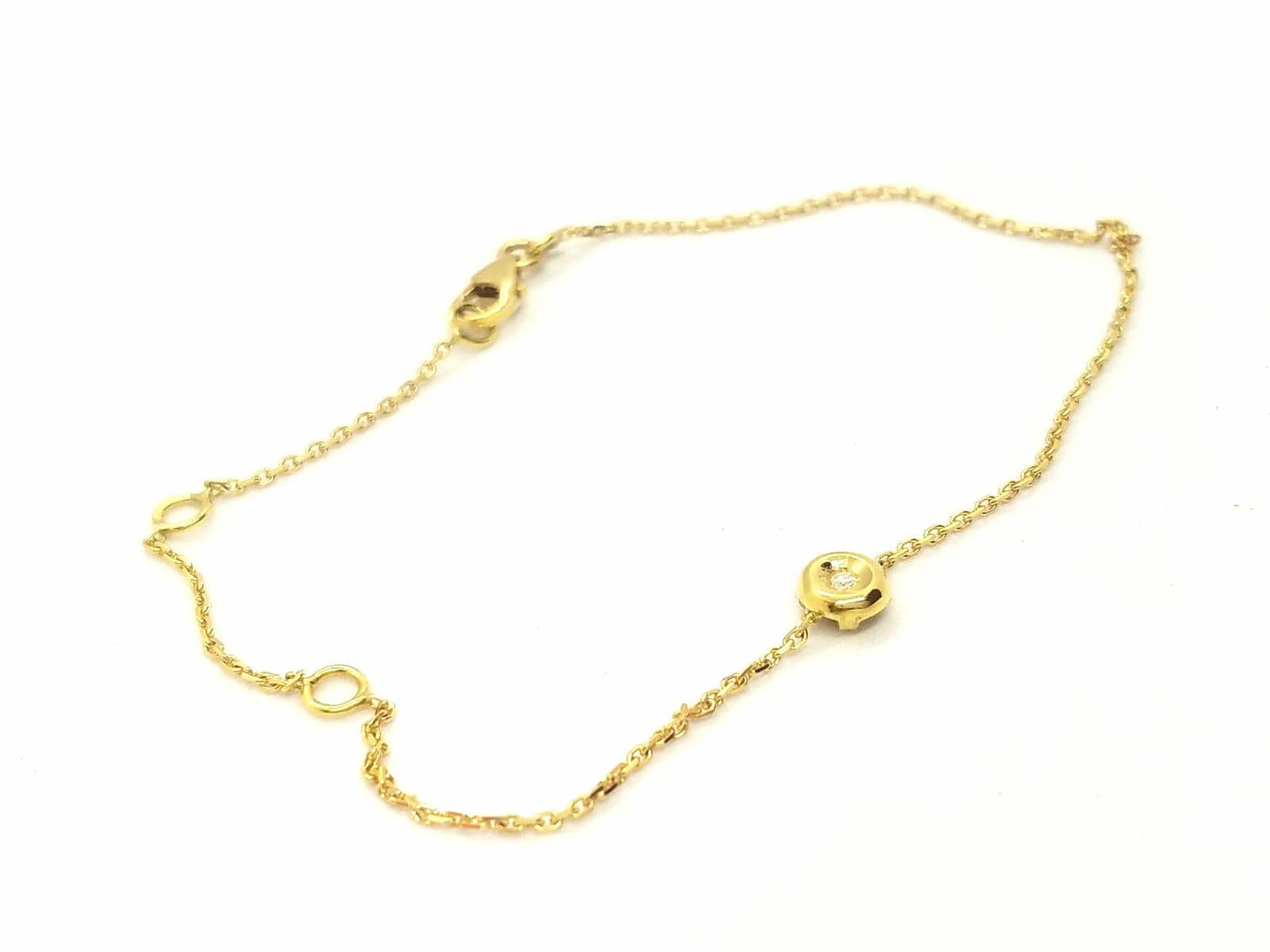 Yellow Gold Diamond Bracelet - Image 7