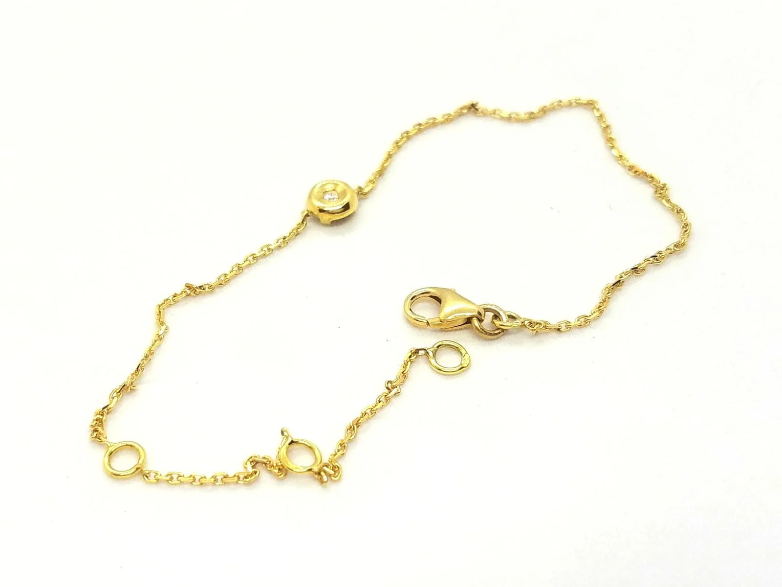 Yellow Gold Diamond Bracelet - Image 9