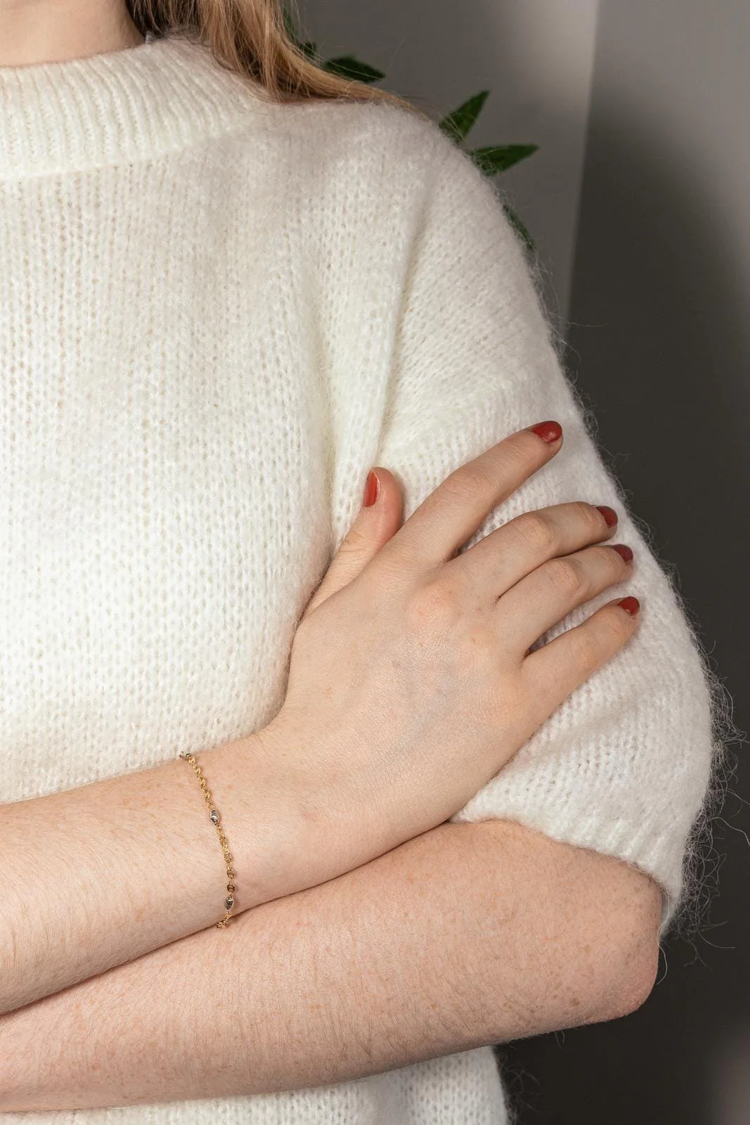 Yellow gold, White gold bracelet  - Image 2