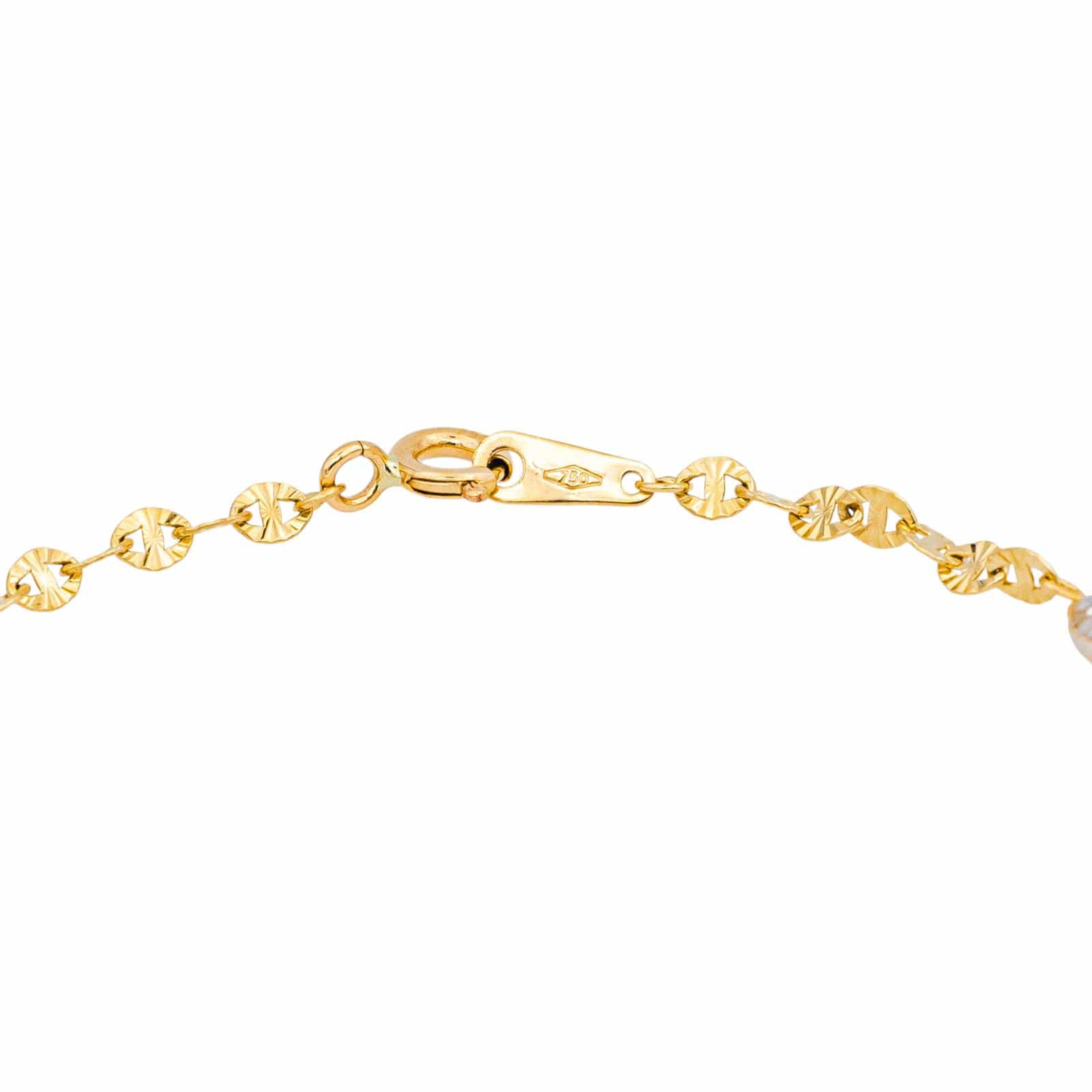 Yellow gold, White gold bracelet  - Image 3