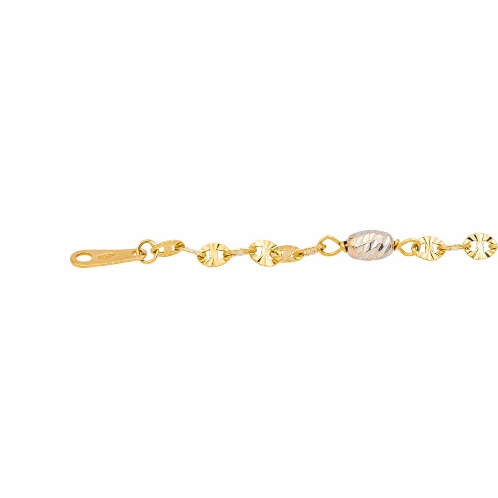 Yellow gold, White gold bracelet  - Image 7