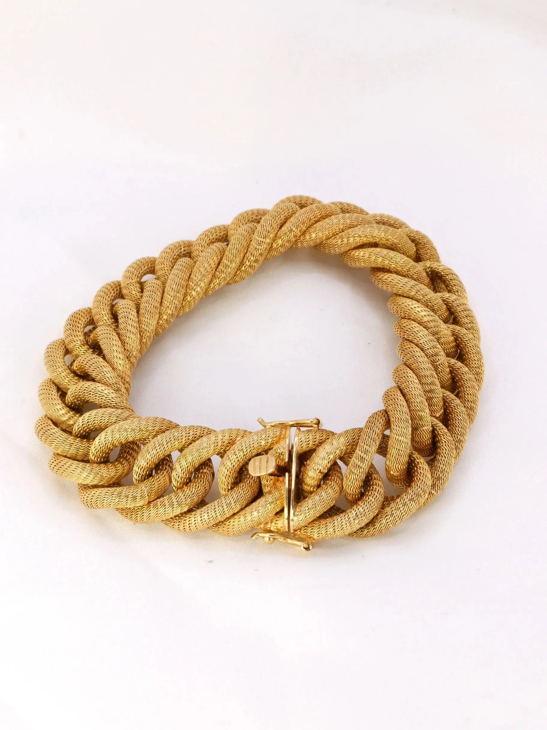 Vintage yellow gold bracelet - Image 3