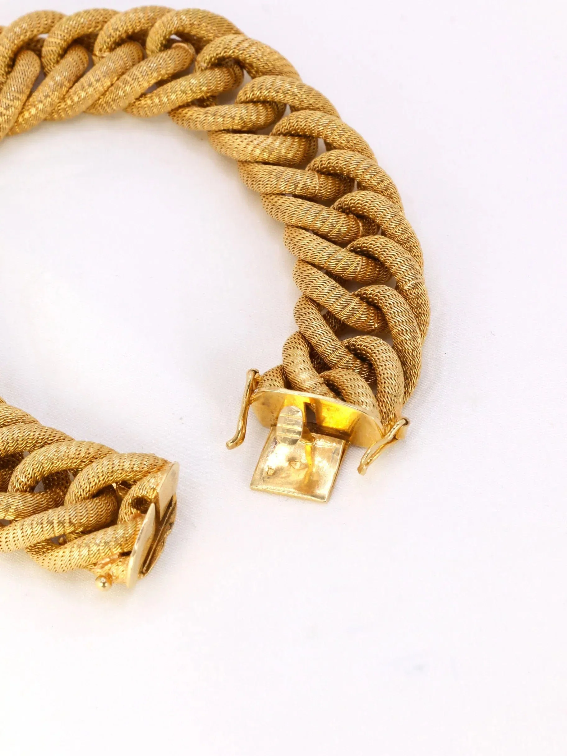 Vintage yellow gold bracelet - Image 4