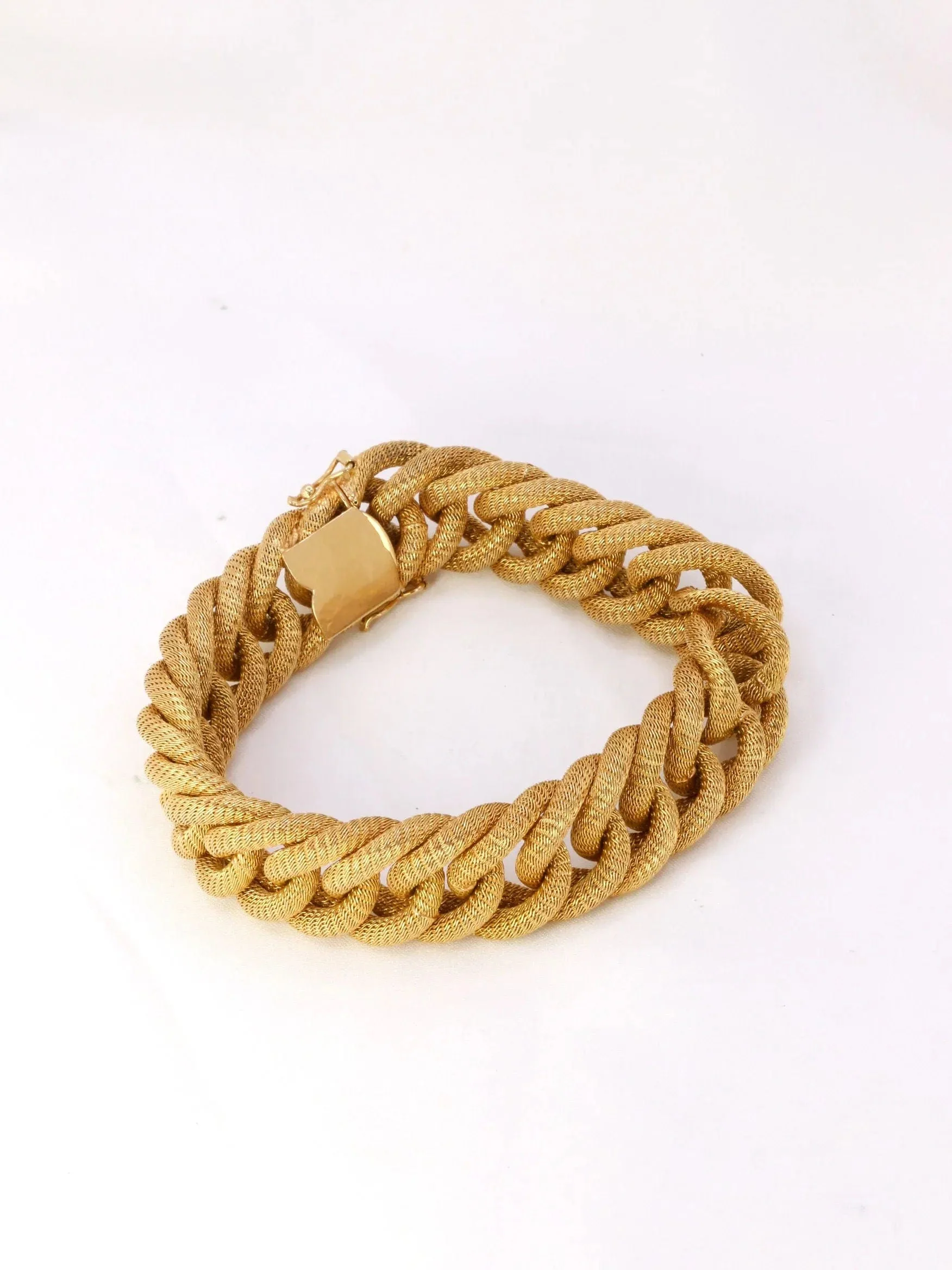 Vintage yellow gold bracelet - Image 6