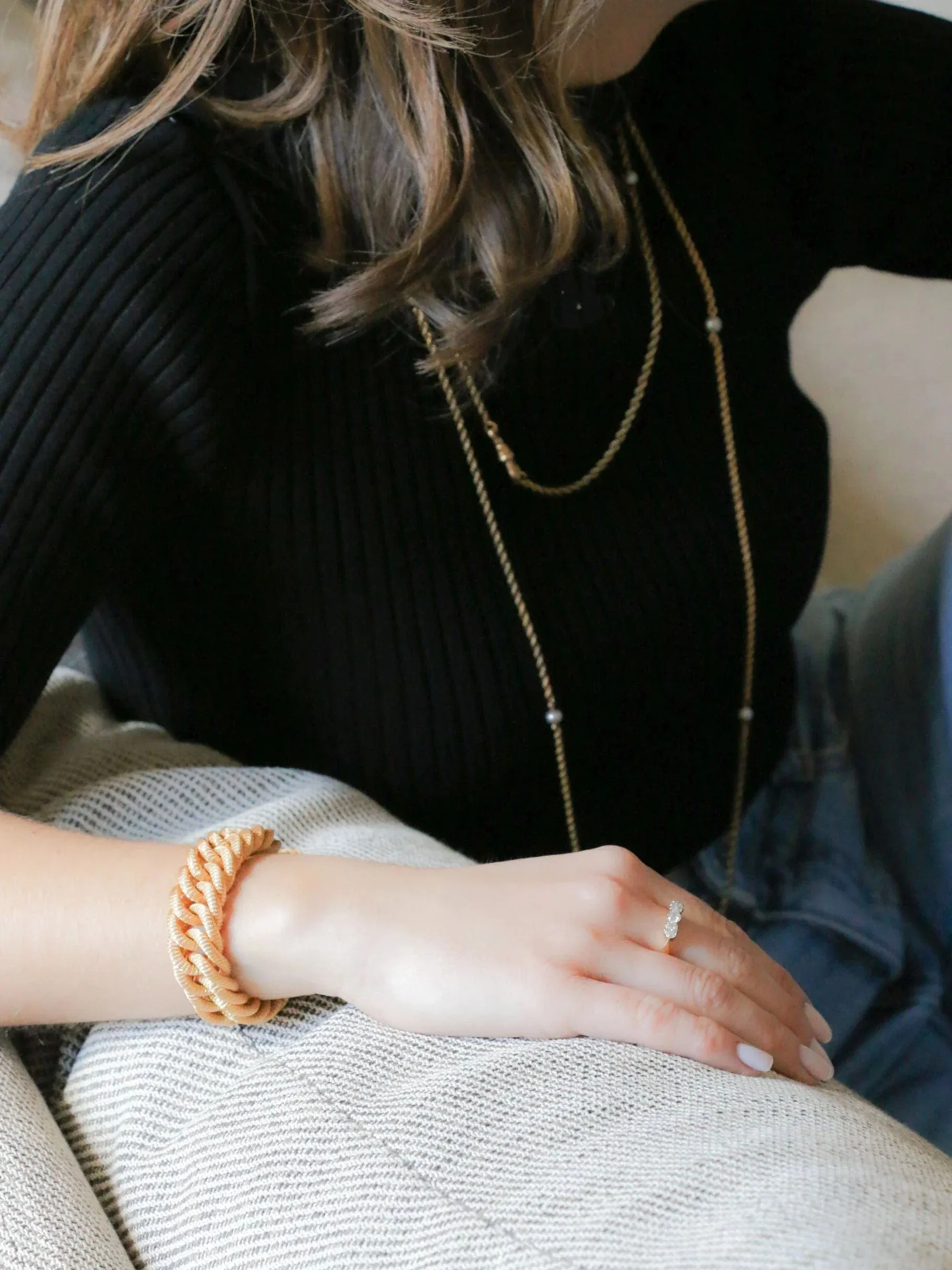 Vintage yellow gold bracelet - Image 7