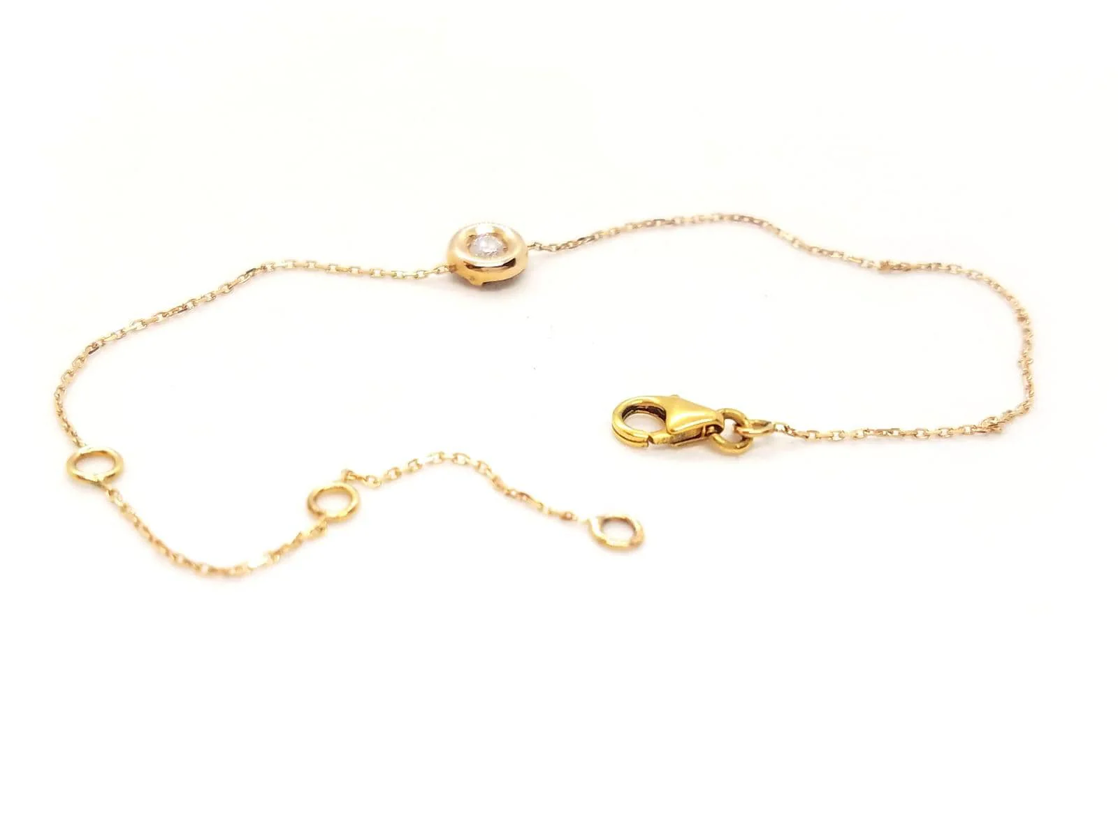 Rose Gold Diamond Bracelet - Image 4