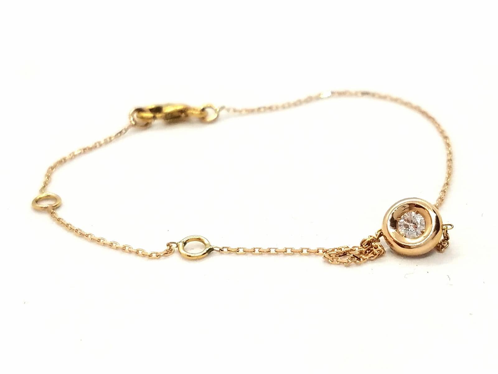 Rose Gold Diamond Bracelet - Image 5
