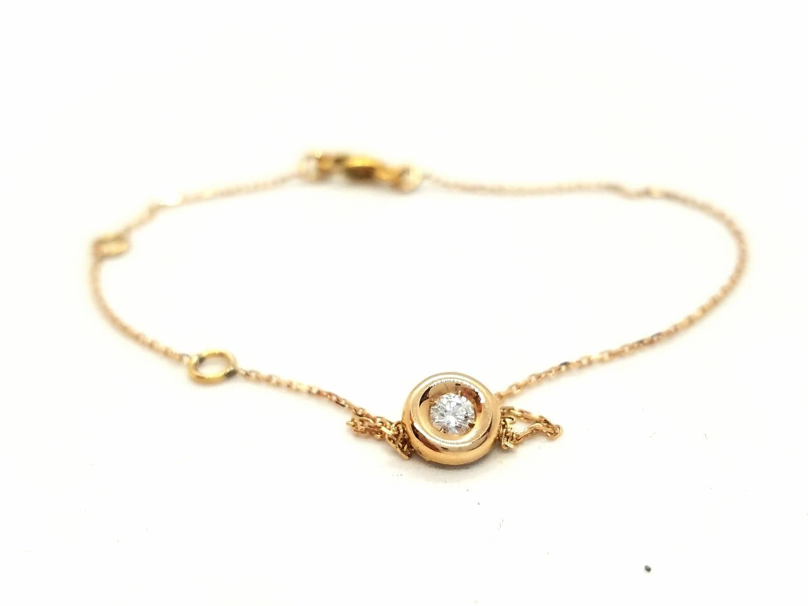 Rose Gold Diamond Bracelet - Image 6
