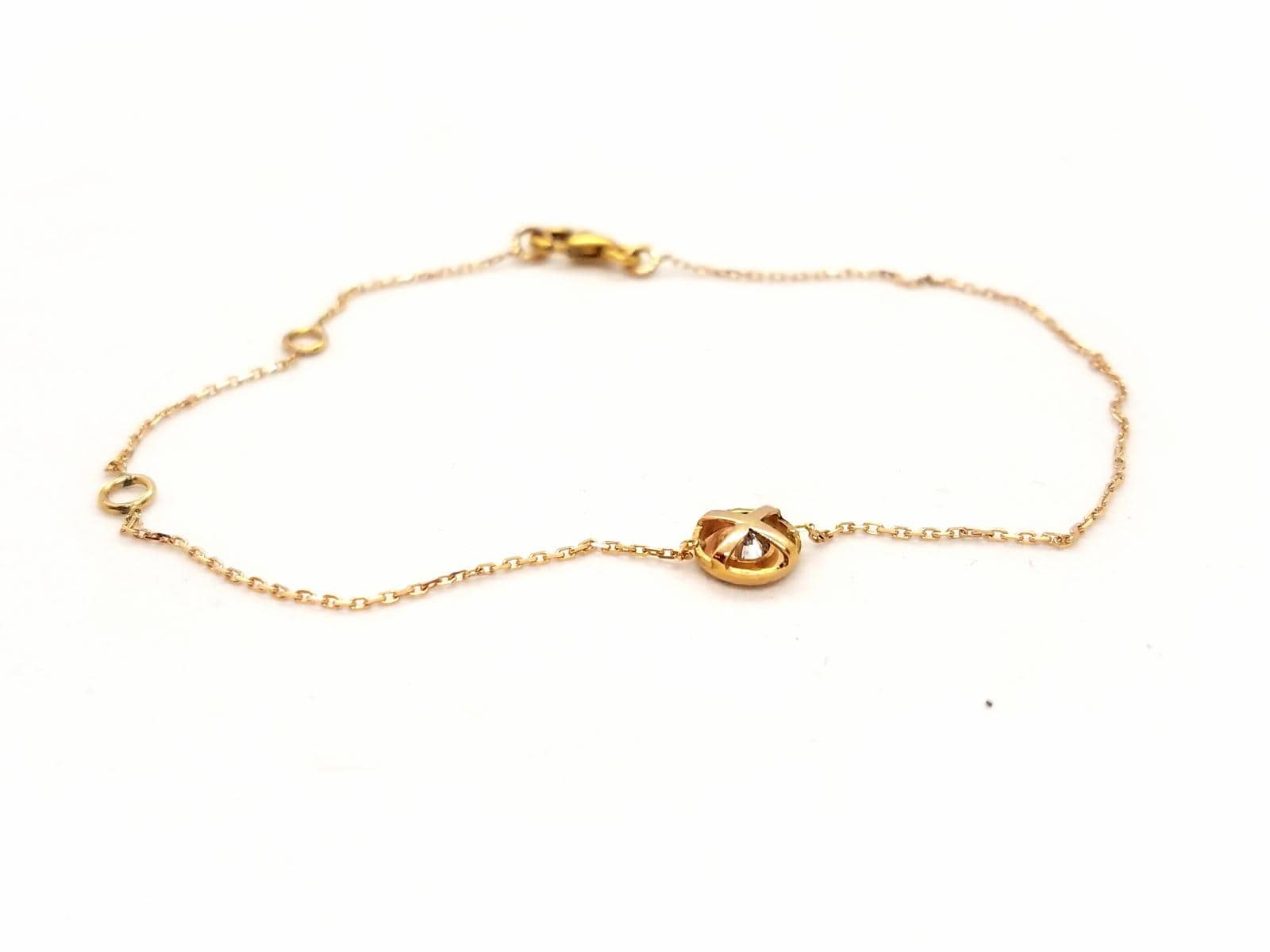 Rose Gold Diamond Bracelet - Image 7