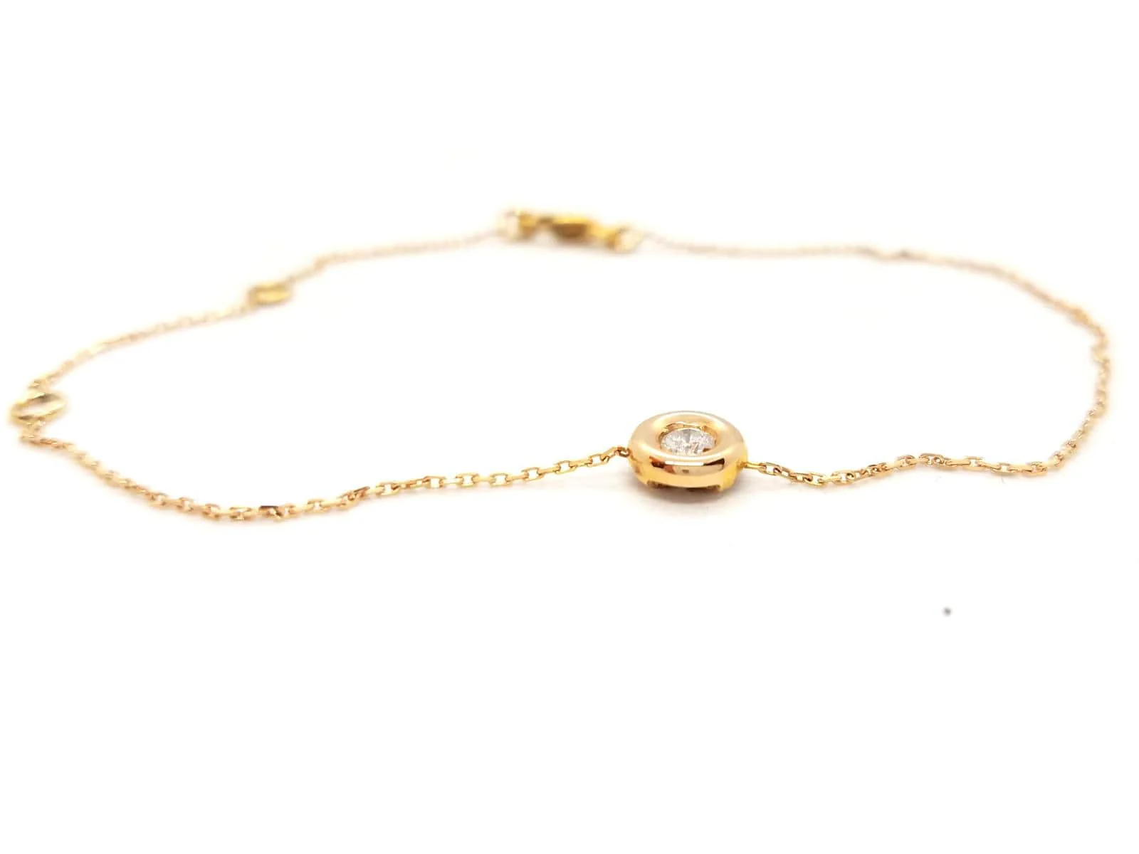 Rose Gold Diamond Bracelet - Image 8