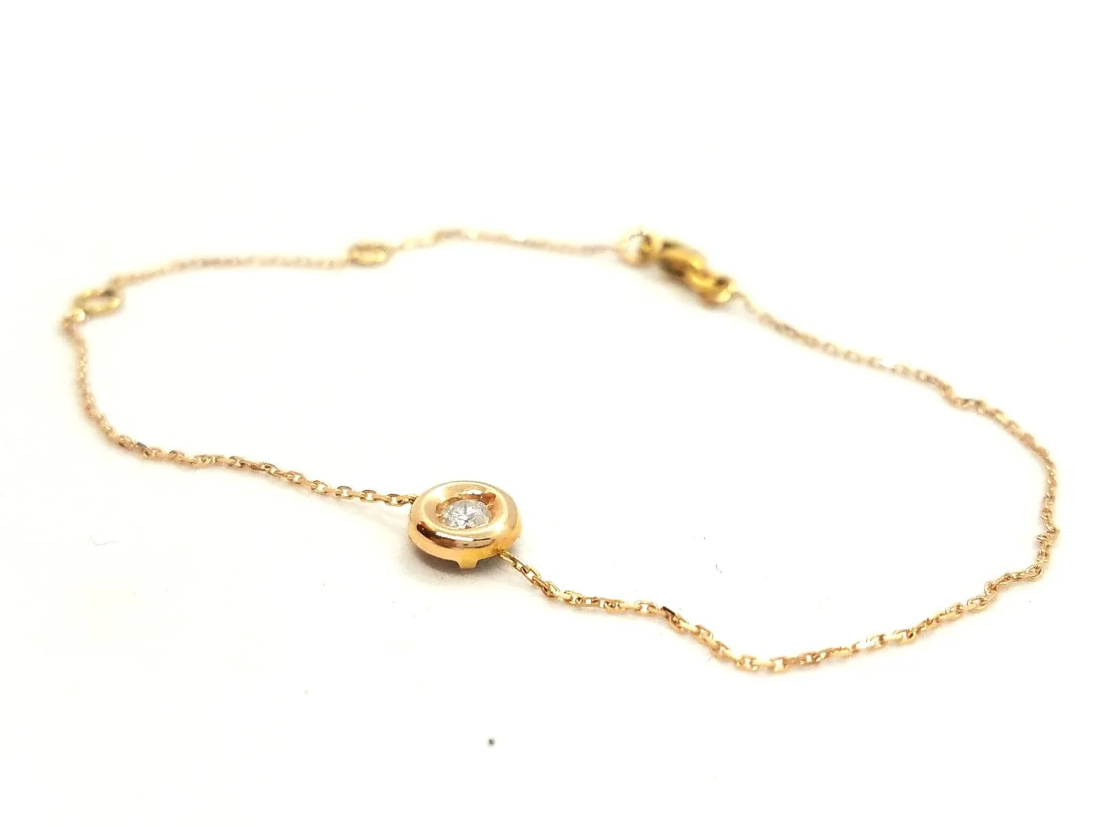 Rose Gold Diamond Bracelet - Image 9