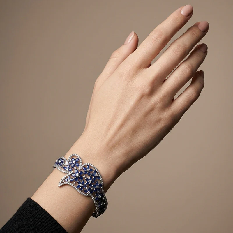 Yessayan Sapphire and Diamond Bracelet  - Image 2