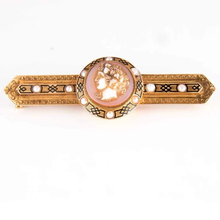 Pin cameo Enamel beads - Image 2