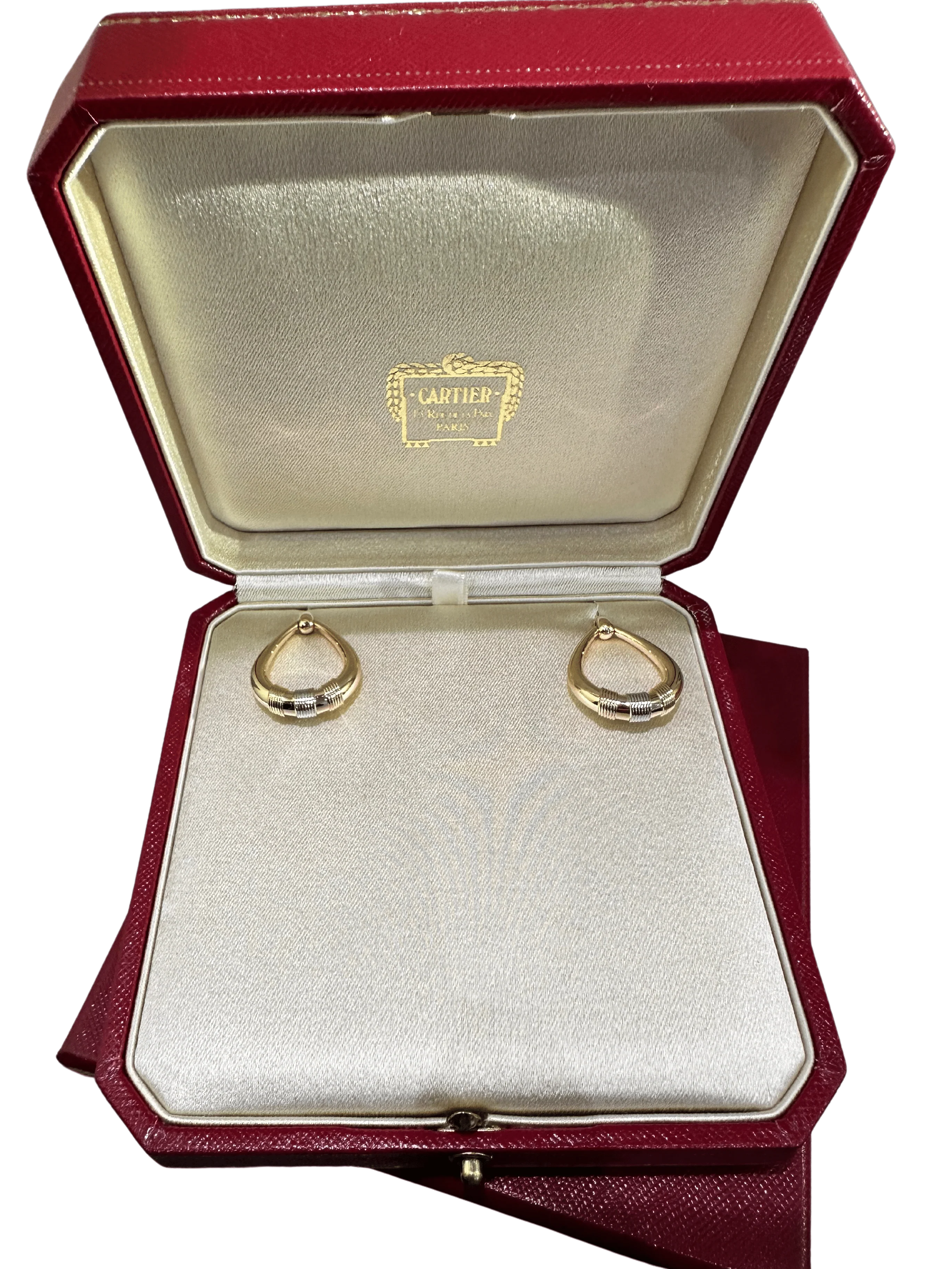 CARTIER - 3 gold earrings - Image 2