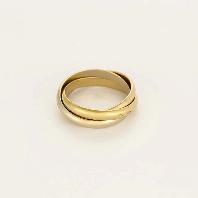 Cartier - Ring Trinity PM - in three golds  - Image 5