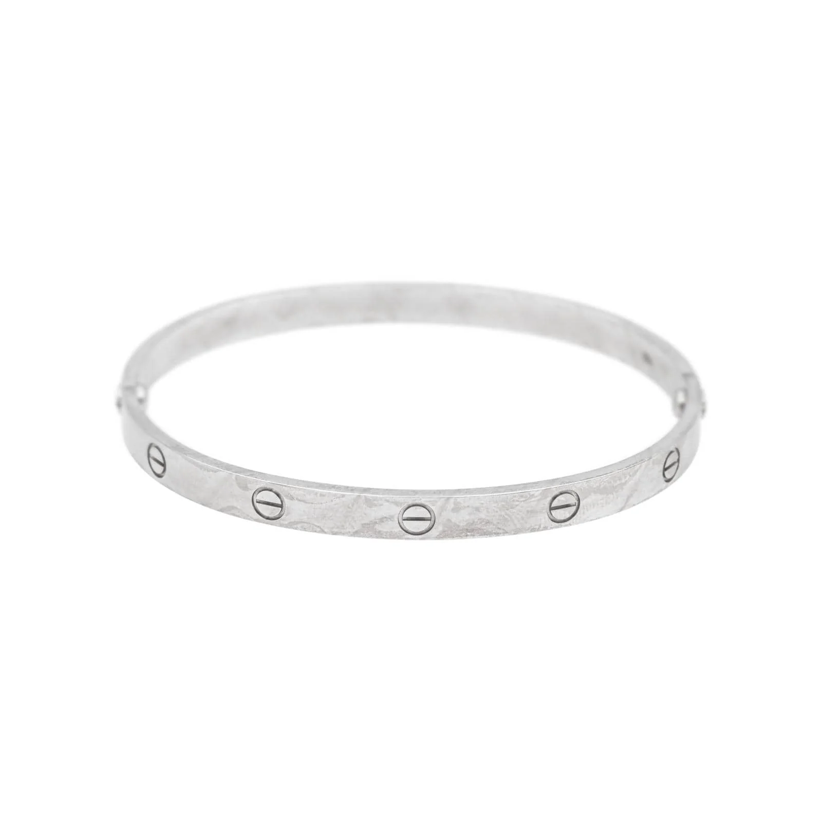 Cartier Bangle Bracelet Love White gold 